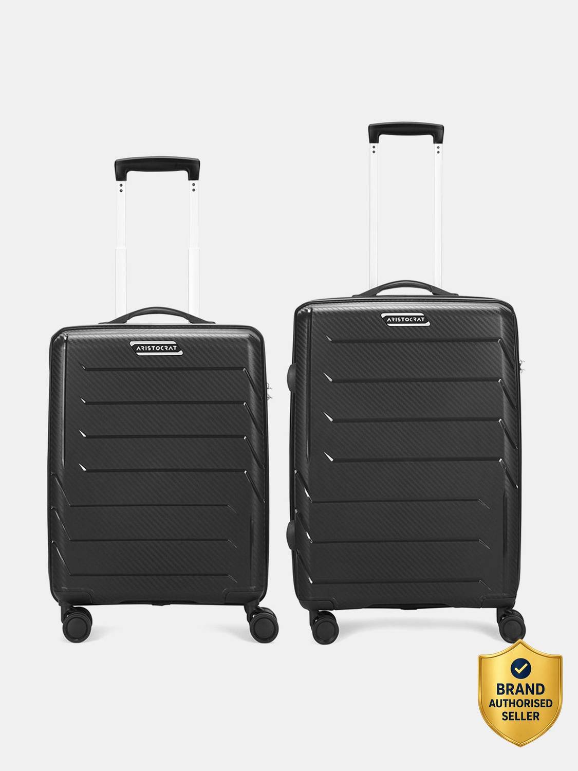 ARISTOCRAT Hard Body Set of 2 Luggage 8 Wheels - CHROMA 8W(N) STR... more