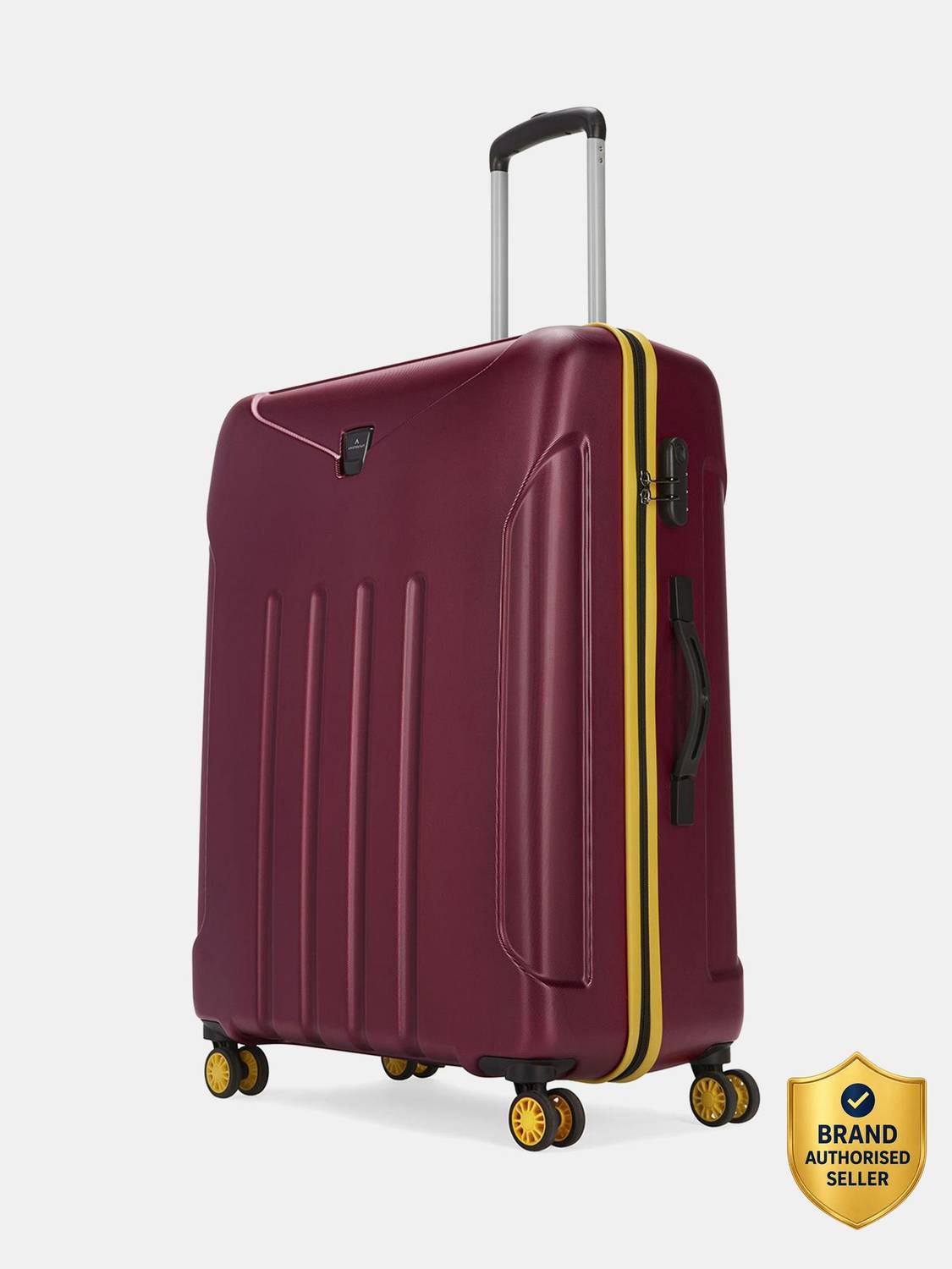 ARISTOCRAT Falcon Pro Polycarbonate | Trolley Bag With Combination Lock Check-in Suitcase 8 Wheels - 30 Inch