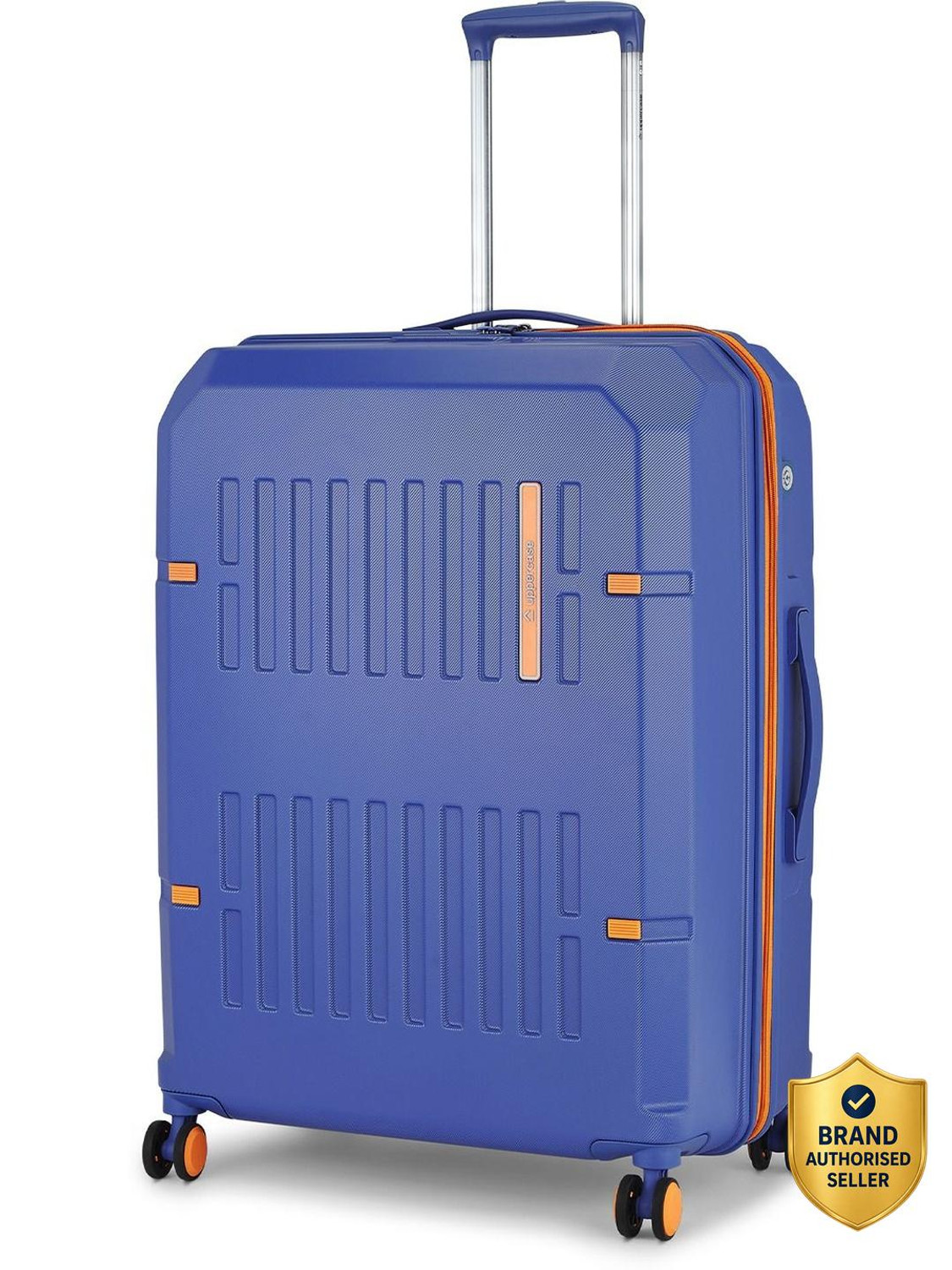 Image of Uppercase Hexa Solid Cobalt 134.5L Large Hard Sided Trolley Bag With TSA Lock Check-in Suitcase 8 Wheels - 30 inch