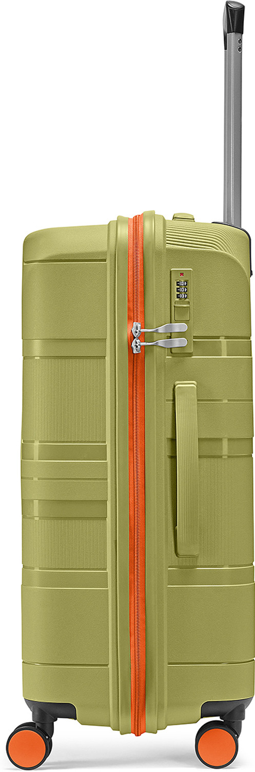 Image of SKYBAGS Cubism Check-in Trolley Bag | Medium Hard Luggage with Combination Lock Check-in Suitcase 8 Wheels - 26 Inch