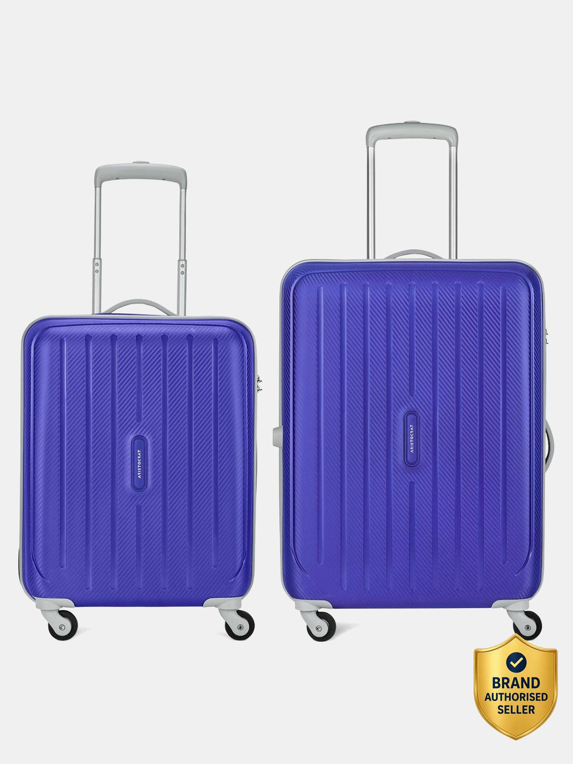 Image of ARISTOCRAT Photon of 2 (Small 55cm | Medium 64cm) - Trolley Bag Cabin & Check-in Set 4 Wheels - 27 inch