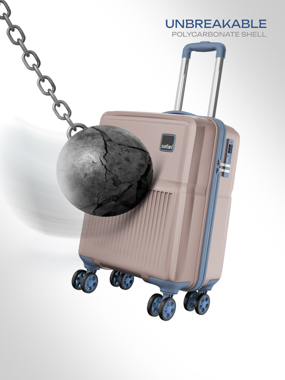 Image of SAFARI Auris Cabin Suitcase 8 Wheels - 22 inch