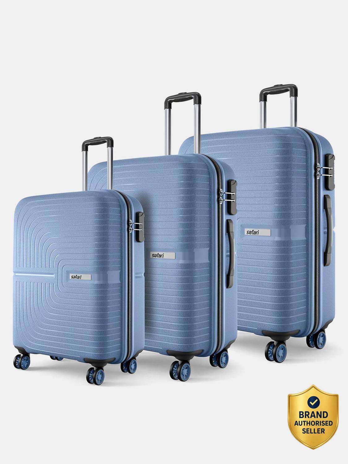 SAFARI EclipseNeo 3 Small 55cm Cabin Luggage Pack of 3 - Image 1