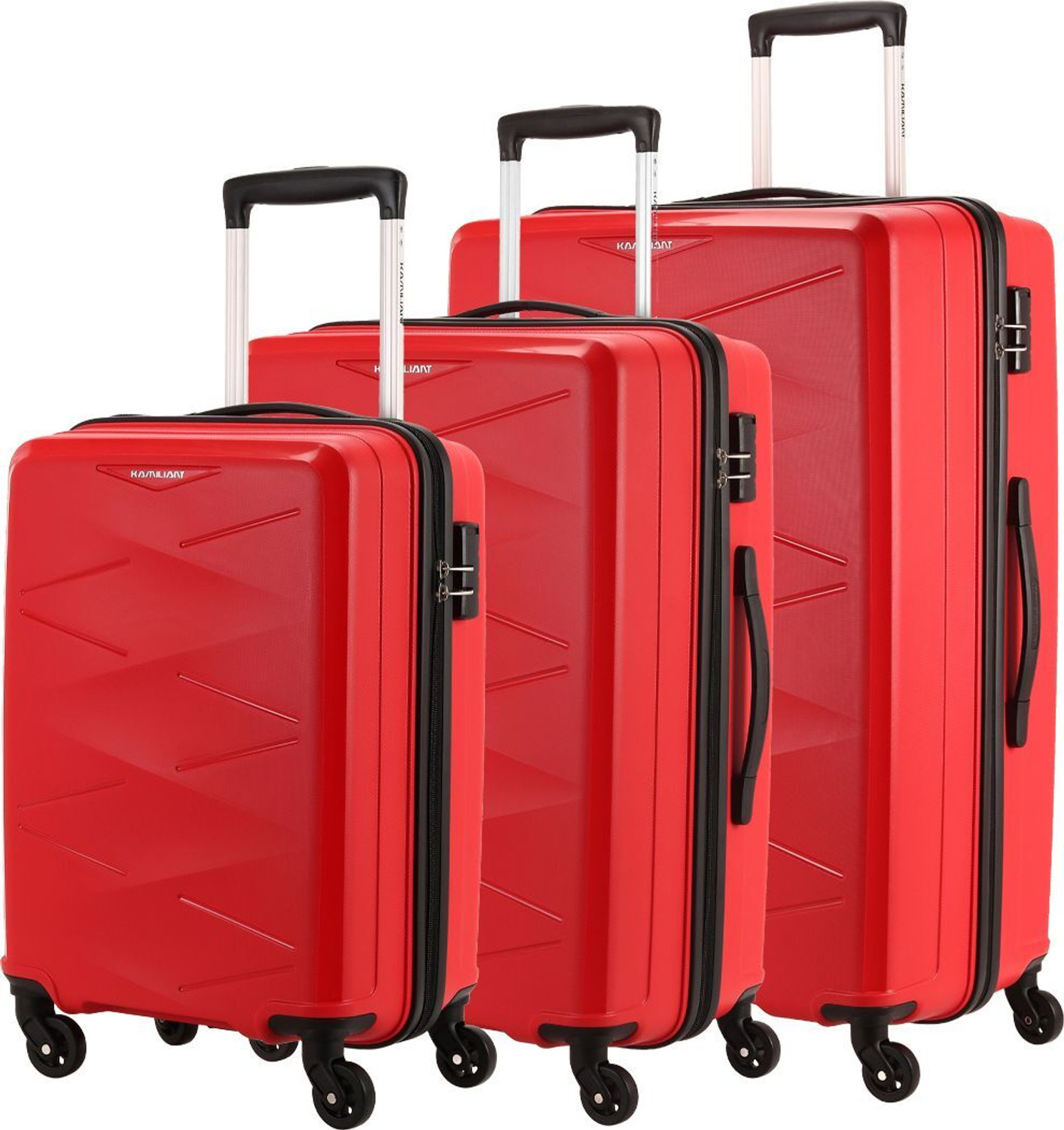Image of Kamiliant by American Tourister (Small 55Cm |Medium 68Cm| Large 79Cm)Combination Lock-Triprism Cabin & Check-in Set 4 Wheels - 30 inch