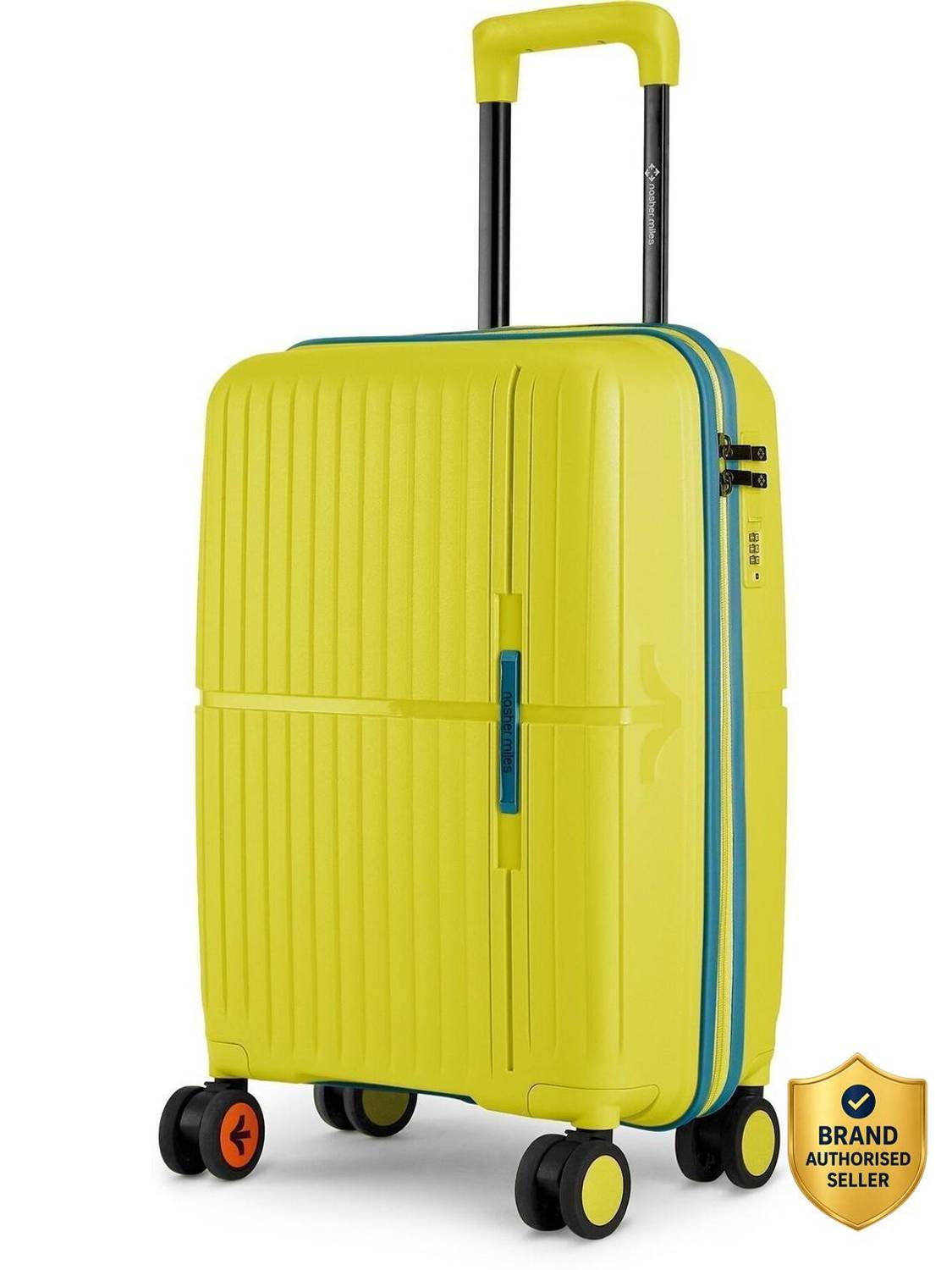 NASHER MILES Springfield Hard-Sided Polypropylene Cabin Luggage Green 55cm Trolley Bag Cabin Suitcase 8 Wheels - 20 inch Appe Green - Price in India | Flipkart.com