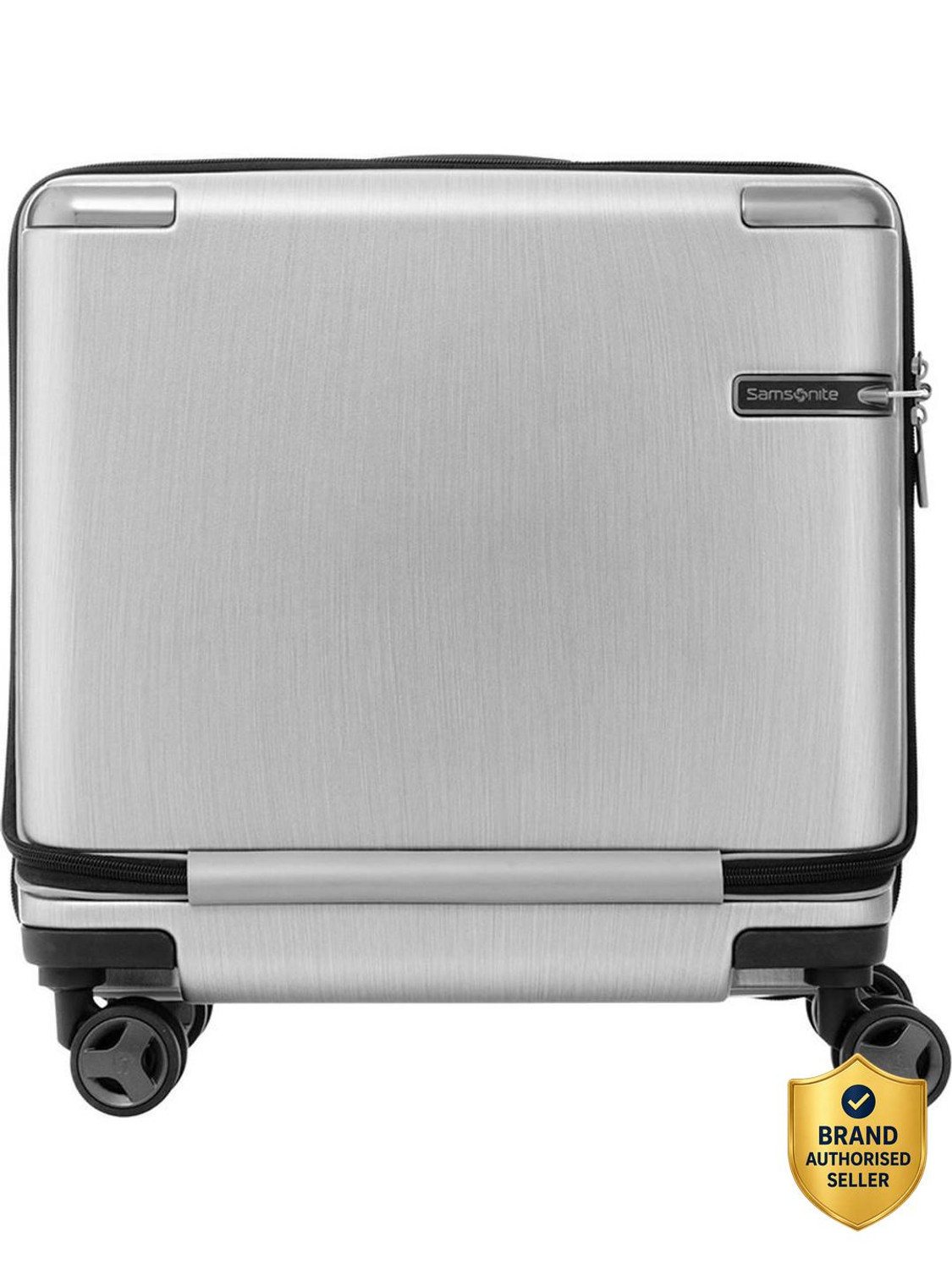 Image of SAMSONITE SAM EVOA SP ROL TOTE-BRSD SLVR Cabin Suitcase 4 Wheels - 17 inch