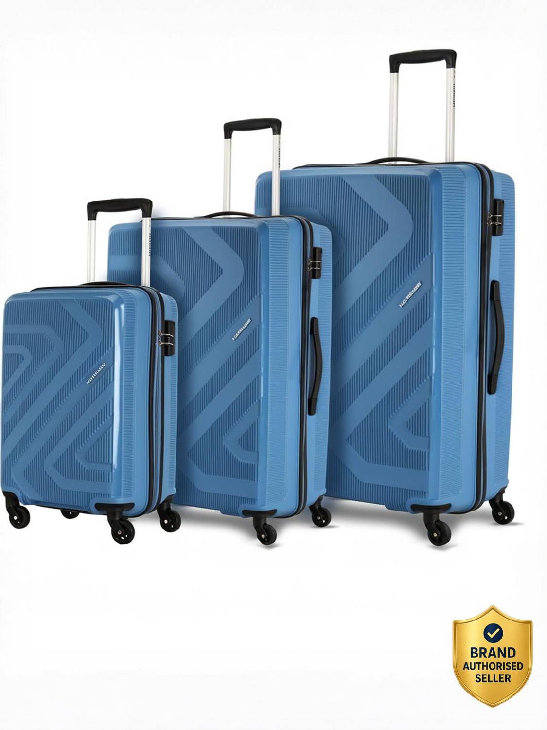 Kamiliant by American Tourister Combination Lock-Kiza(Small55Cm|Medium68Cm|Large79Cm) Cabin & Check-in Set 4 Wheels - 32 inch