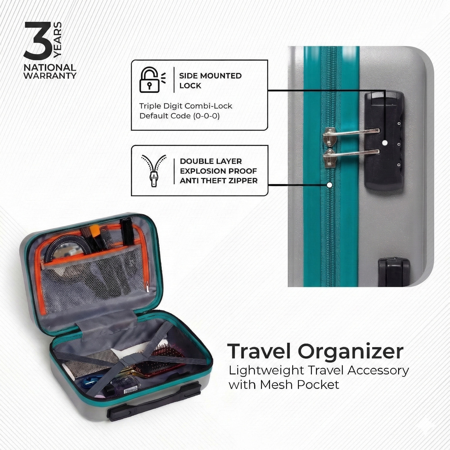 Image of ACEPACK Brampton Cabin & Check-in Set 8 Wheels - 28 inch