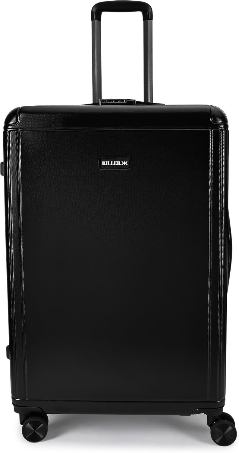 Image of KILLER Box-Light-Weight & Durable Polycarbonate Black Hard Luggage Check-in Suitcase 8 Wheels - 28 Inch