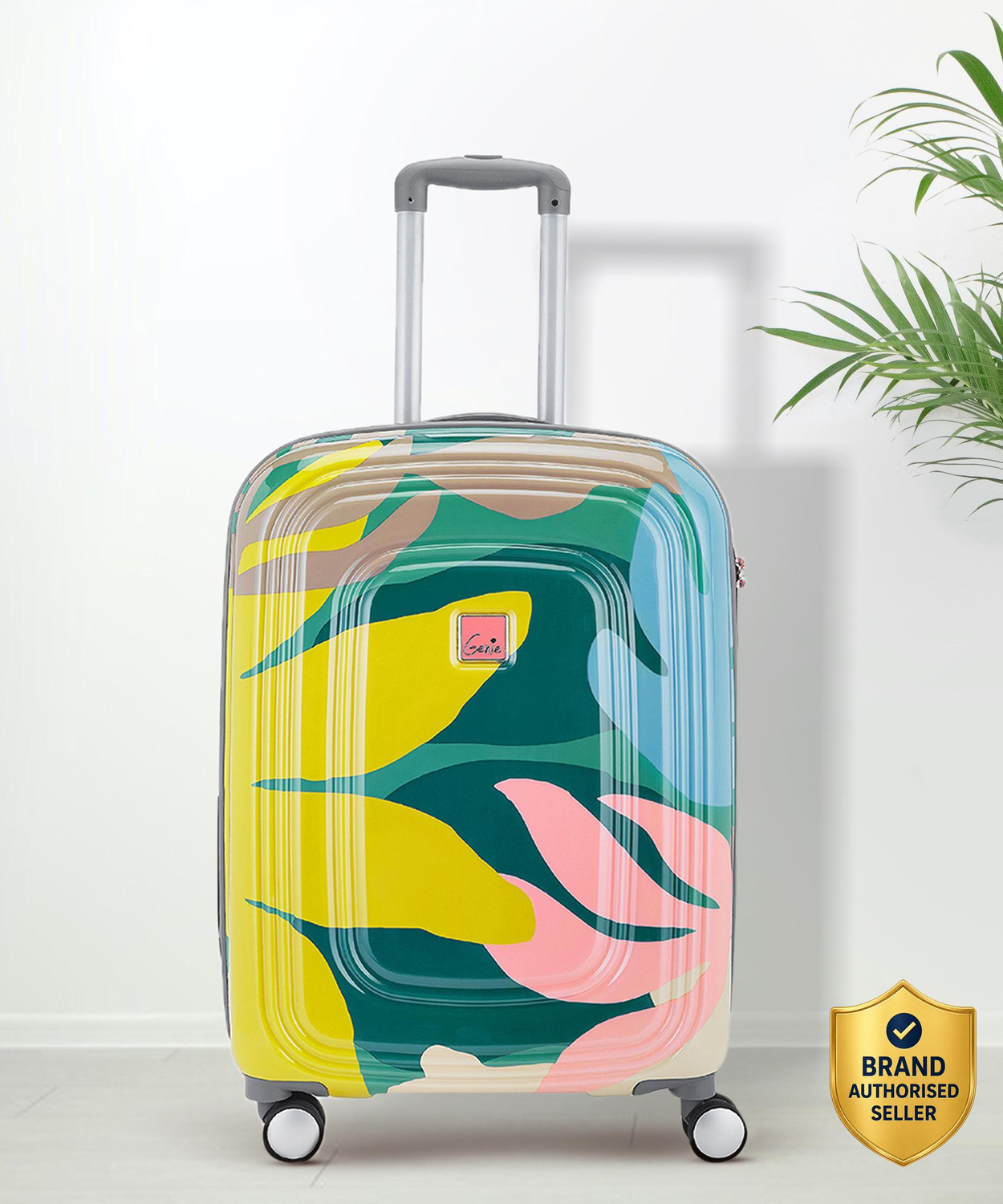 Image of Genie Small Cabin Suitcase (55 cm) 8 Wheels - FLORENTINE 55 - Multicolor