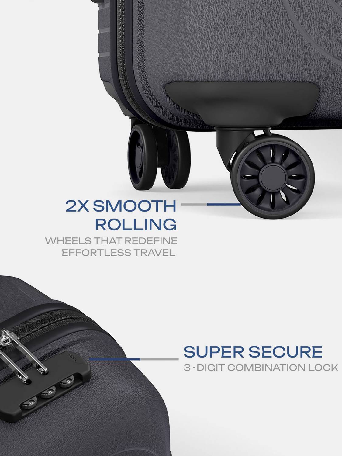 SAFARI Eclipse Neo 75 Check-in Suitcase 8 Wheels 30x30 - Image 3