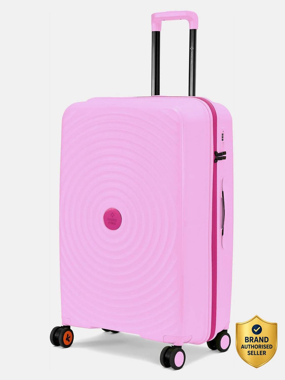 NASHER MILES Goa Polypropylene Hard-Sided 28 inch Spinner Trolley Bag for Travel &amp; Business Check-in Suitcase 8 Wheels - 28 inch Pink - Price in India | Flipkart.com