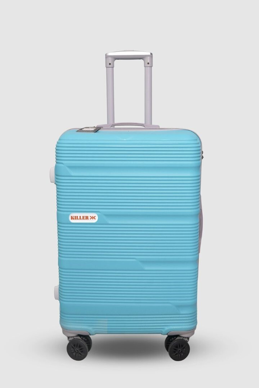 Image of KILLER Hard Body Set of 2 Luggage 8 Wheels - TROLLEY BAG COMBO (24 inch+20 inch) - Teal Cabin & Check-in Set 8 Wheels - 30 inch