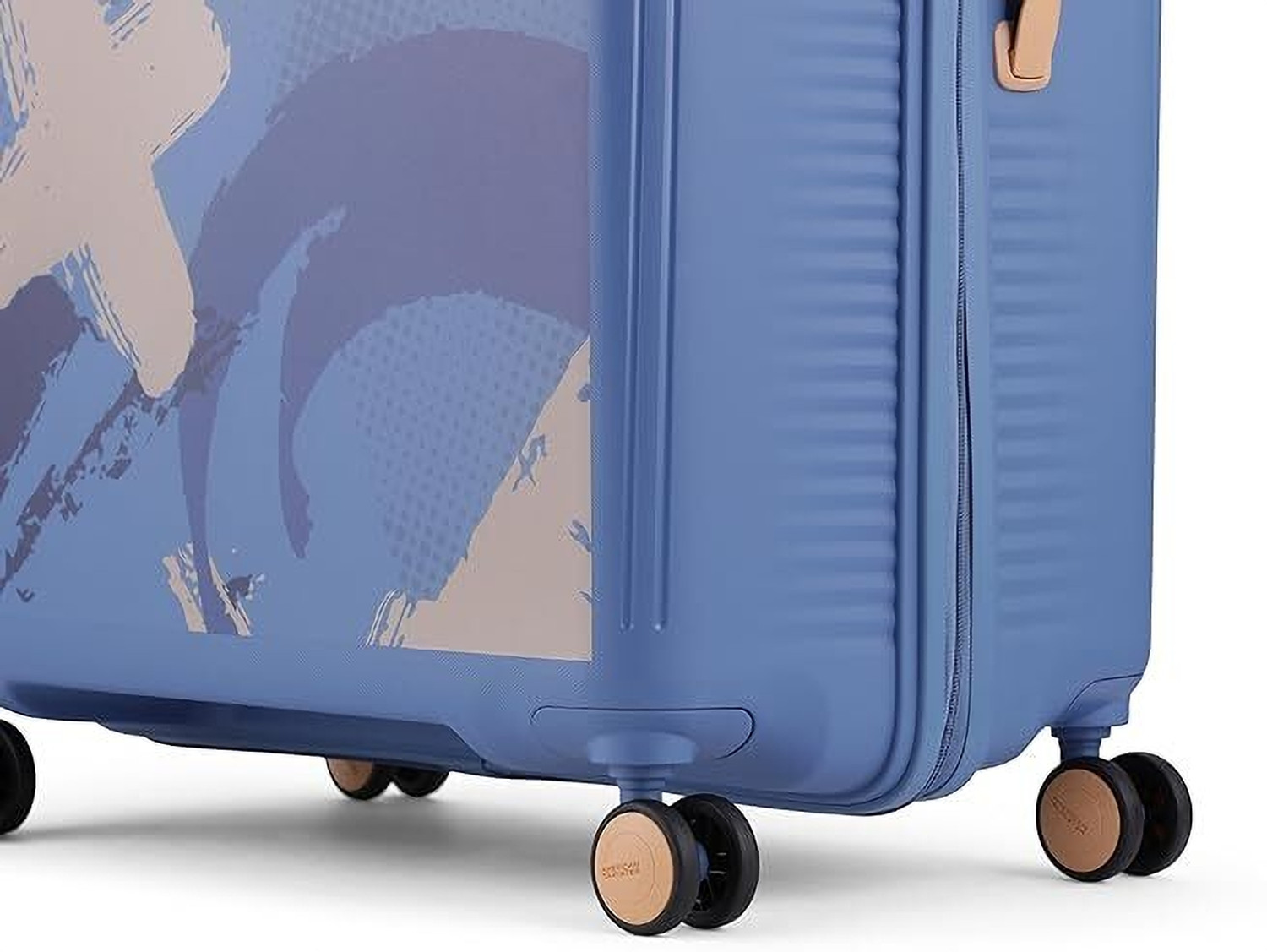 Image of AMERICAN TOURISTER Printed hard Suitcase trolley bag with 8 wheel,TSA lock & 3 yrs warranty Cabin Suitcase 8 Wheels - 22 inch