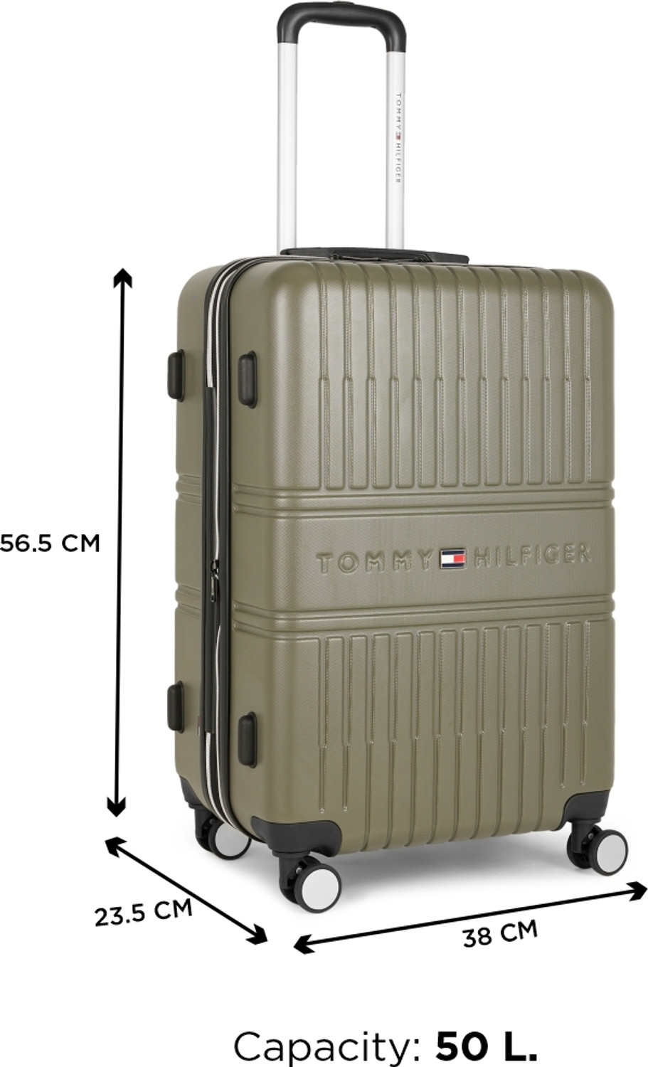 Image of TOMMY HILFIGER Stanford Expandable Cabin Suitcase 8 Wheels - 22 inch