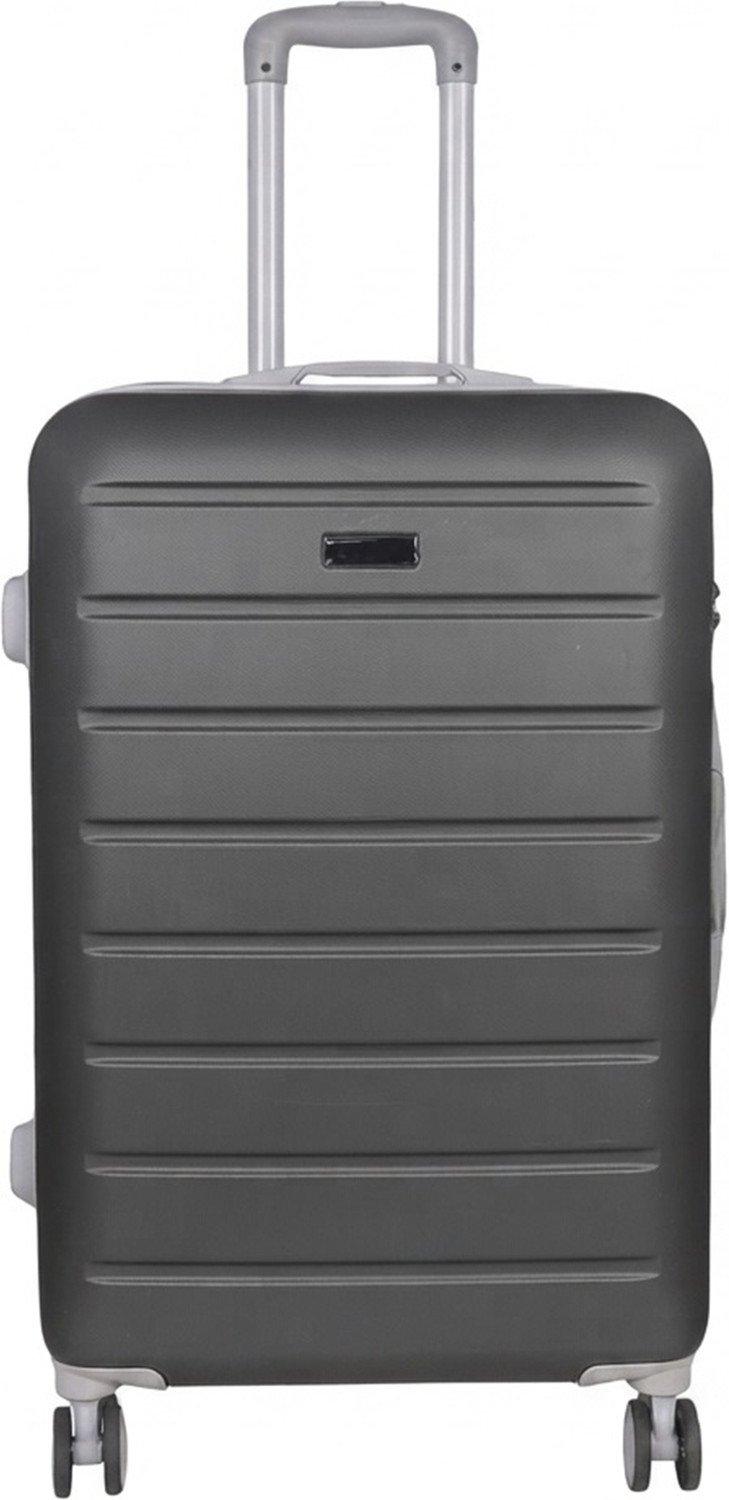 Image of Ascension Small Cabin Suitcase (57 cm) 8 Wheels - Minimalist Hardside Luggage Check-In Trolley Bag in Olive Green - Black
