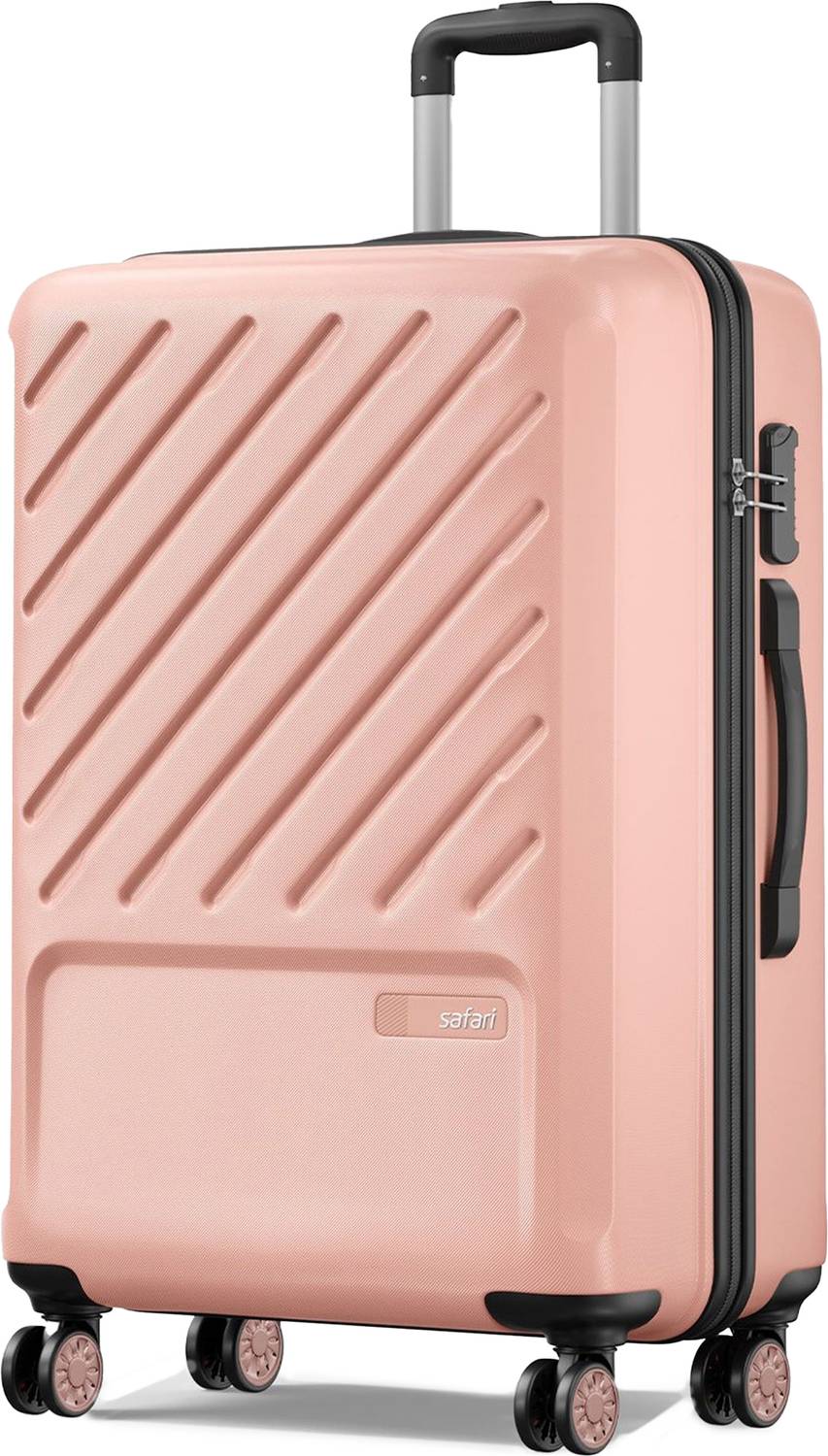 SAFARI Large Check-in Suitcase (76 cm) 8 Wheels - Symphony - Pink