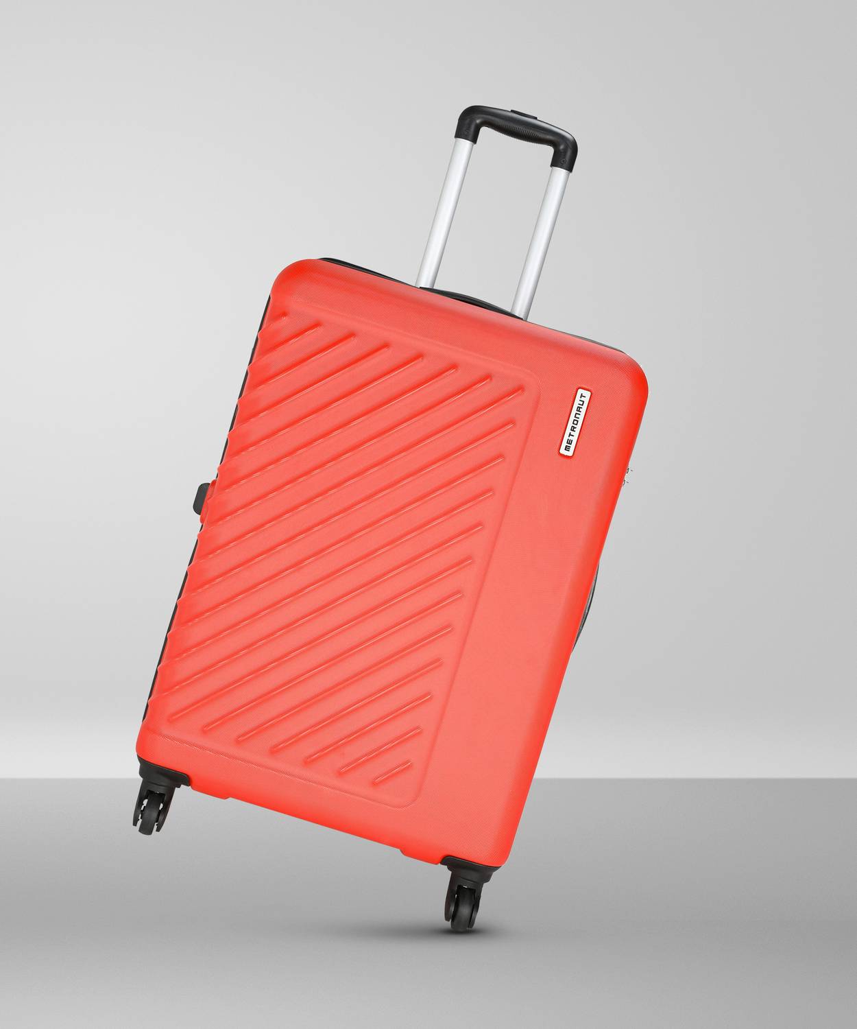 METRONAUT TRACK- Scarlet Red Check-in Suitcase 4 Wheels - 30 inch