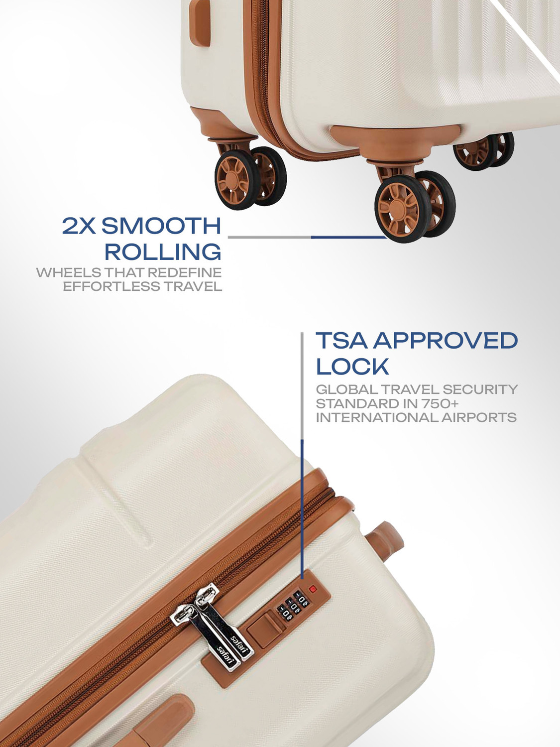 Image of SAFARI Runner Cabin & Check-in Set 8 Wheels - 30 inch