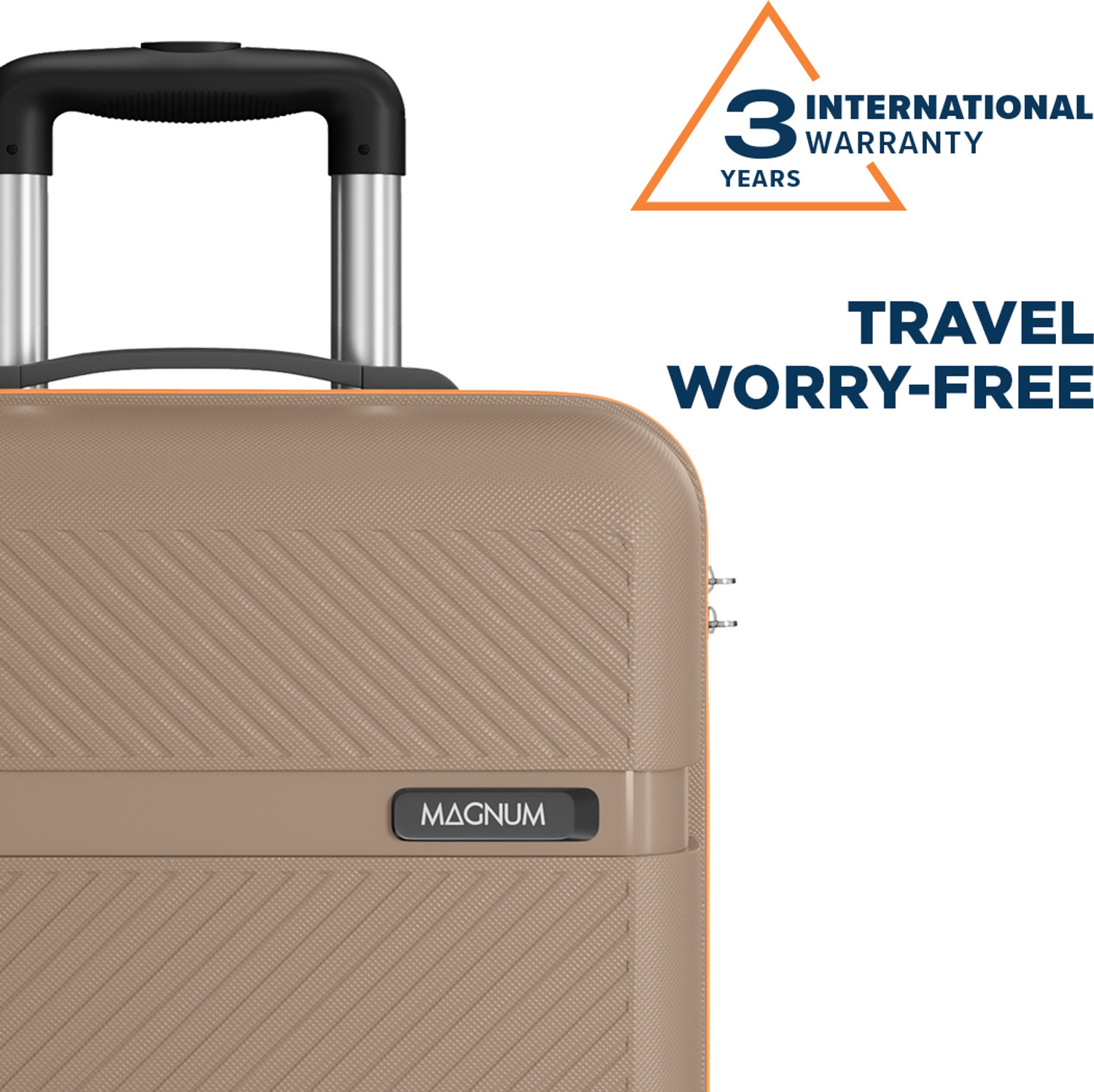 Image of Safari Fury 55 4W Fossil Cabin Suitcase 8 Wheels - 22 Inches