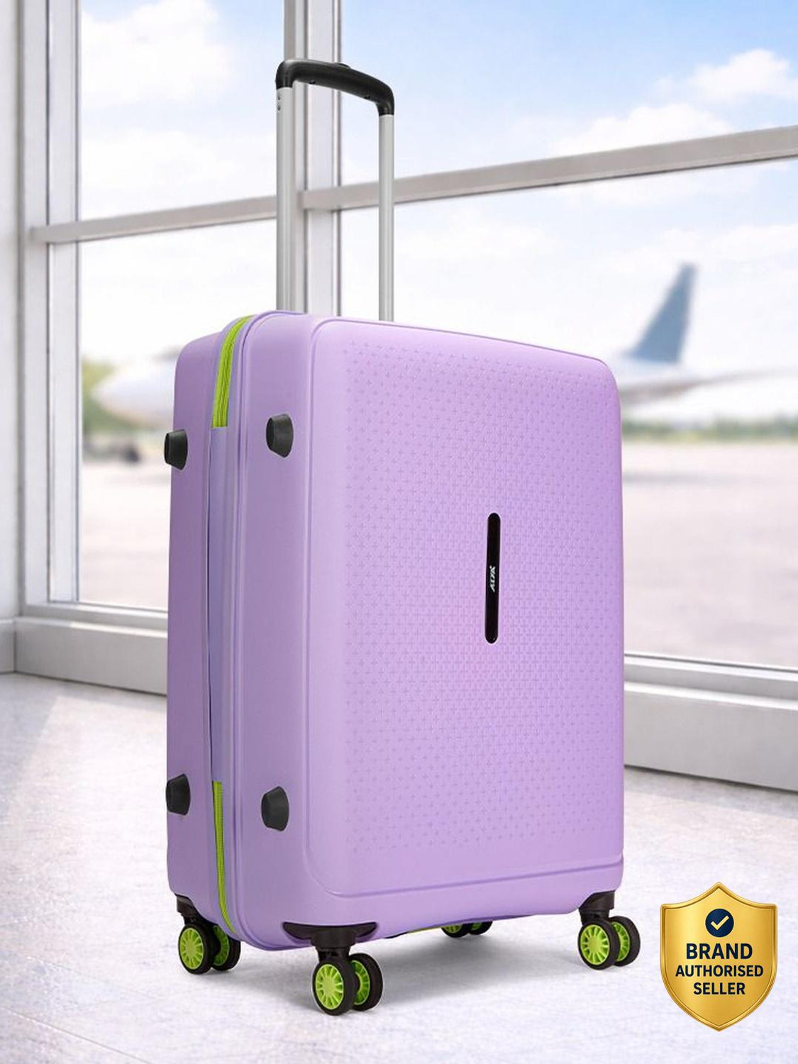 Image of ALFA Forge Tuff Check-in Trolley Bag | Large Hard Luggage with Combination Lock Check-in Suitcase 8 Wheels - 30 Inch