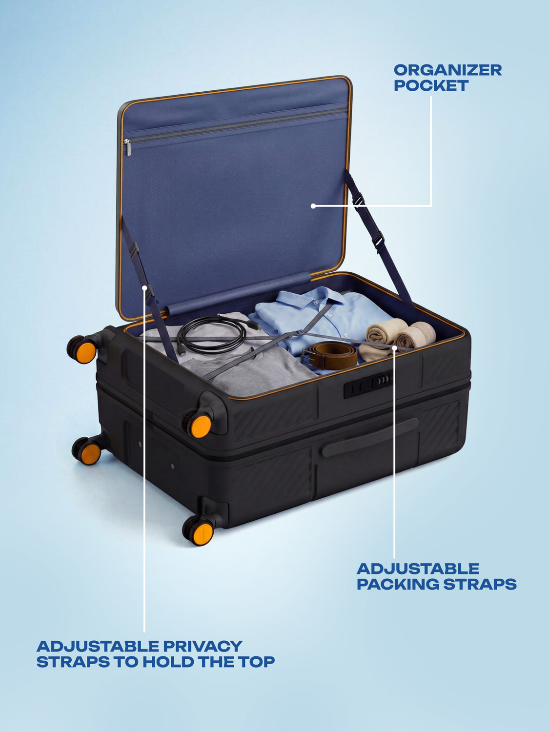 Image of SAFARI NOX Check-in Suitcase 8 Wheels - 26 inch