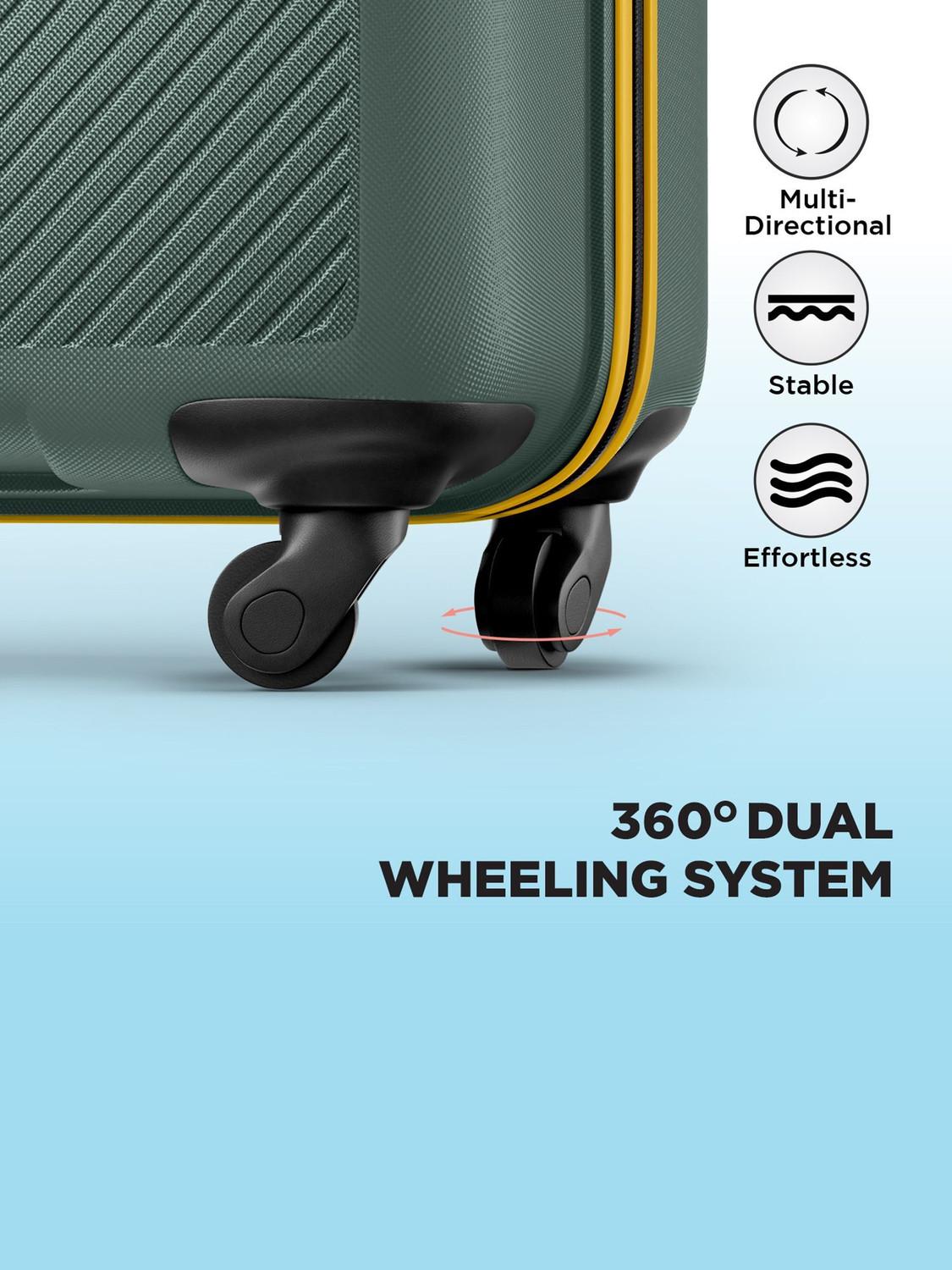 Image of Safari Magnum Fury 55 Cabin Suitcase 8 Wheels - 22 Inches