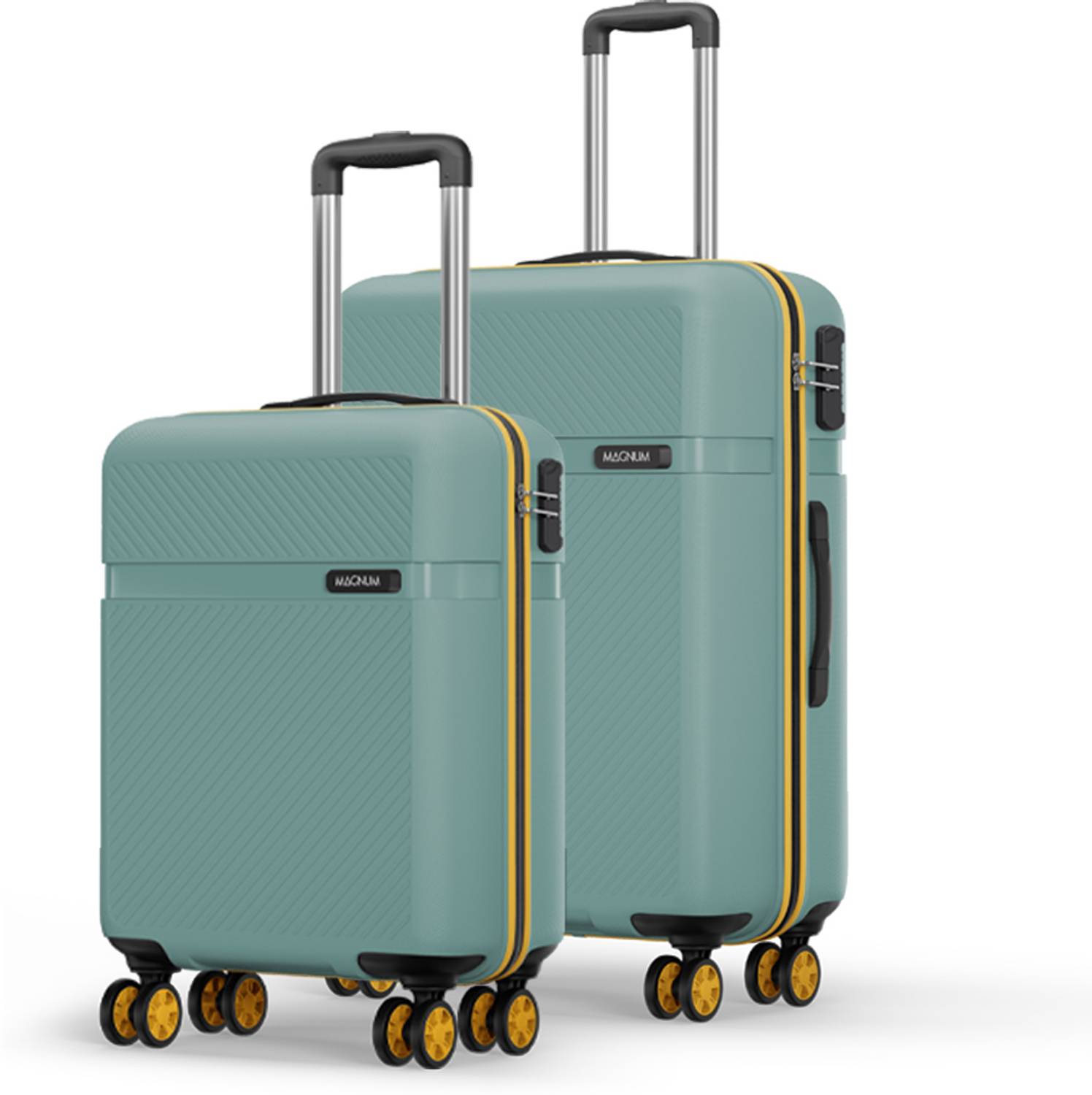 Safari Magnum Zeno (Small 55cm | Medium 66cm) 4W Cabin & Check-in Set 8 Wheels - 26 Inches