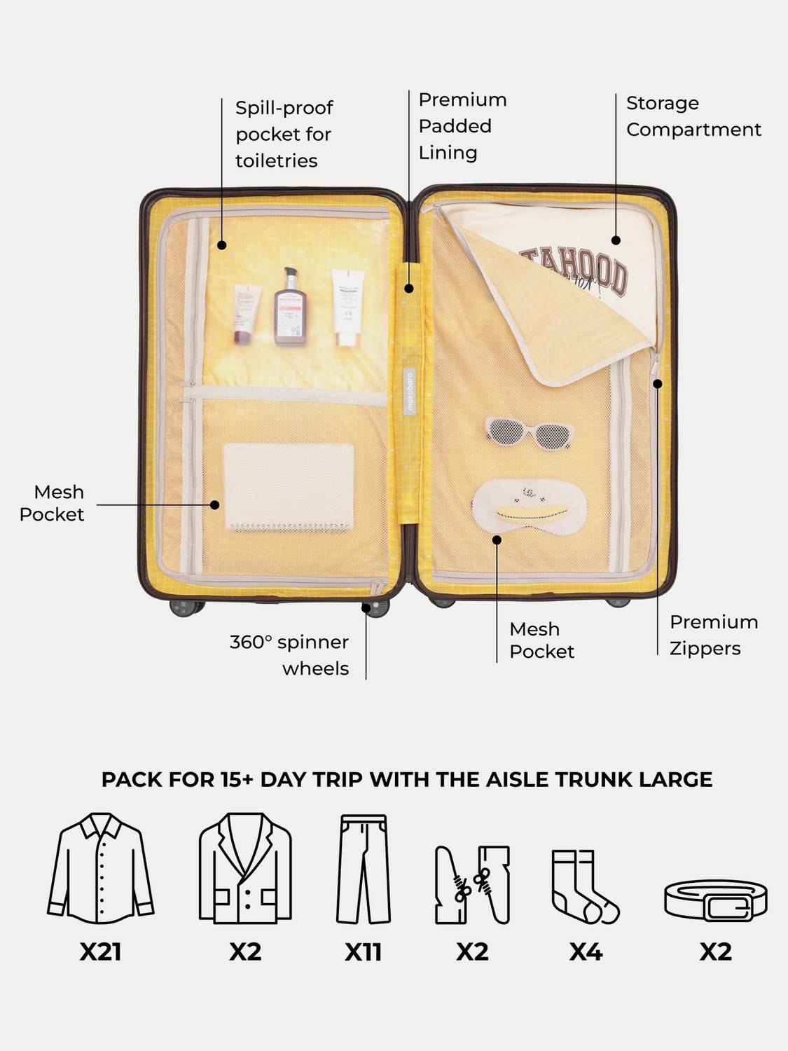 Mokobara The Aisle Trunk 8-Wheel 30 Inch Suitcase - Image 4
