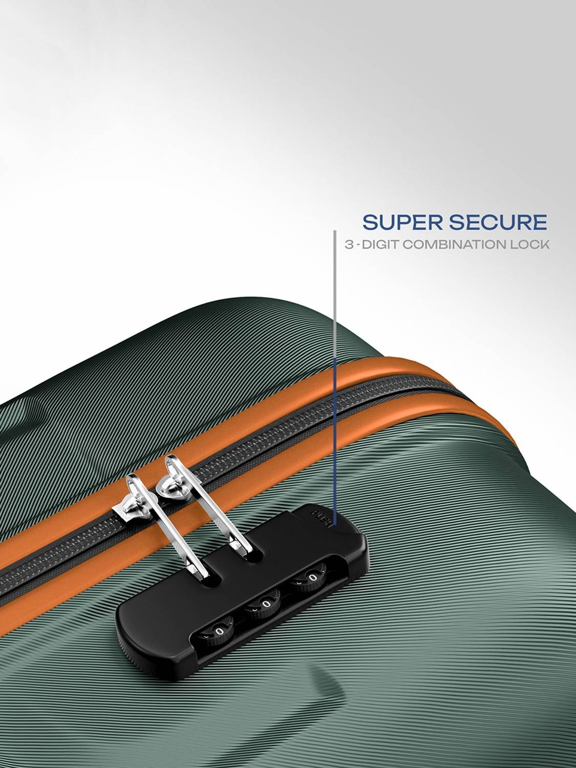 SAFARI KEPLAR 4W 22 inch Green Cabin Suitcase - Image 4