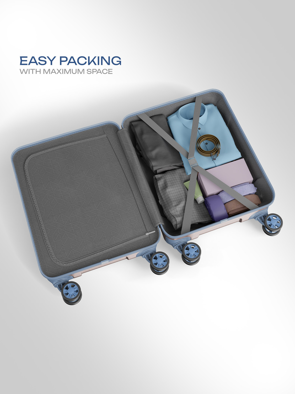 Image of SAFARI Auris Cabin & Check-in Set 8 Wheels - 26 inch