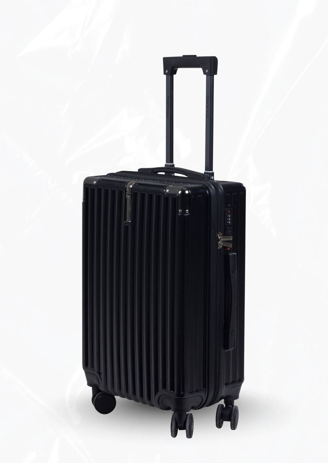 suu Zensu Zensu_Horizon Cabin Suitcase 8 Wheels - 21 inch BLACK