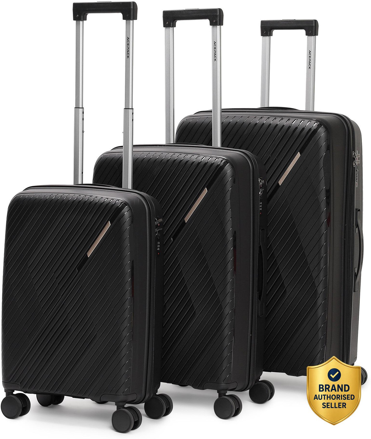 Image of ACEPACK TED Cabin & Check-in Set 8 Wheels - 28 inch