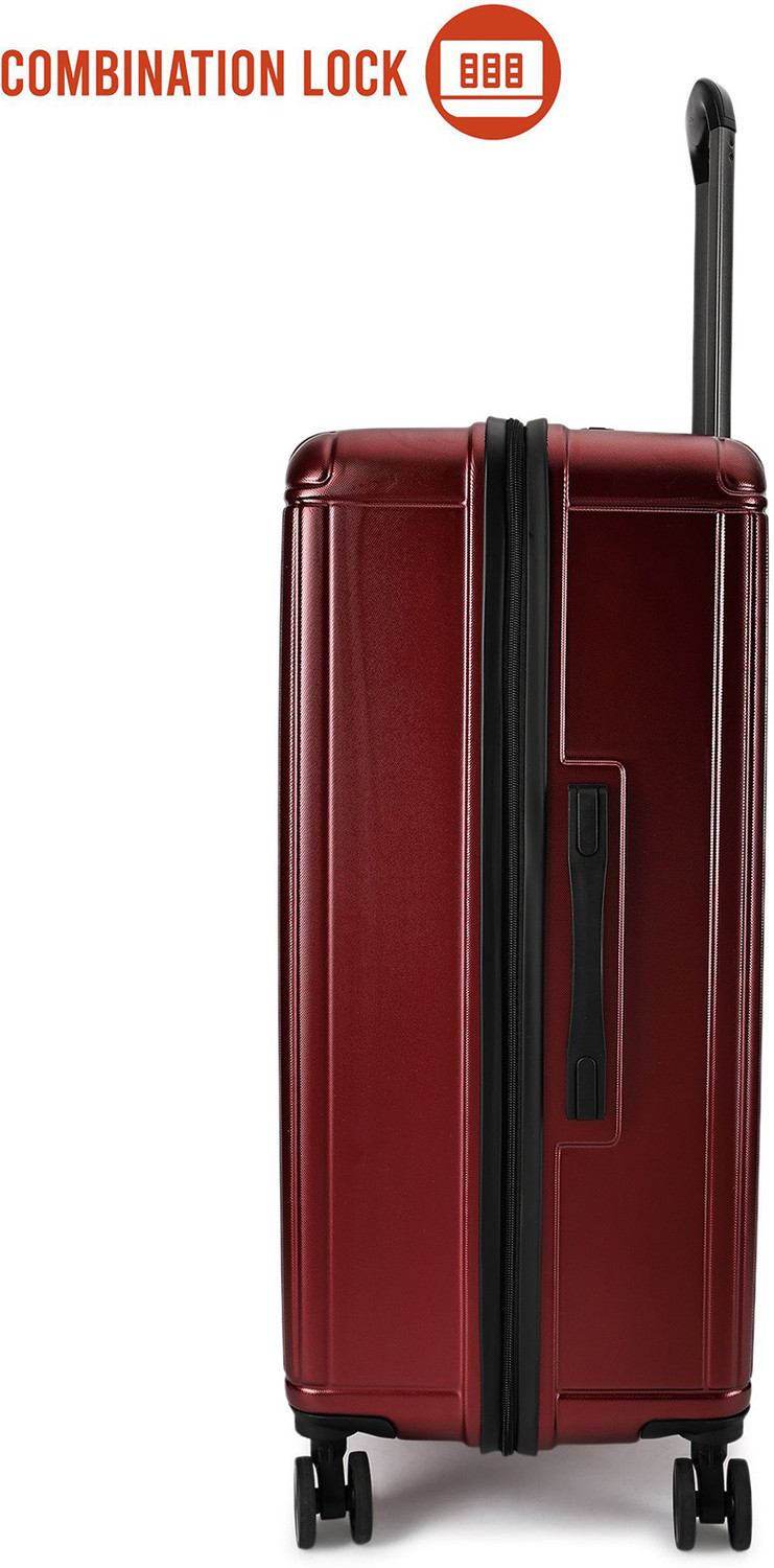 Image of KILLER Box-Light-Weight & Durable Polycarbonate Deep Red- Hard Luggage Check-in Suitcase 8 Wheels - 28 Inch