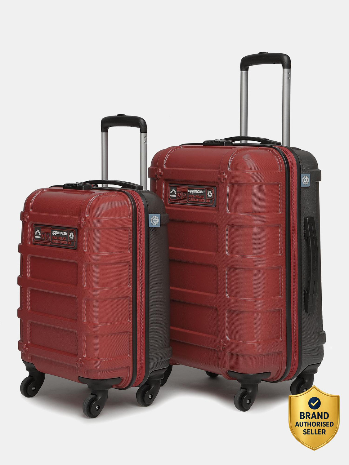 Image of Uppercase Cargo Bag, Combination Lock & Mesh Convi Pack (S+M) for Men and Women Cabin & Check-in Set 4 Wheels - 32 inch