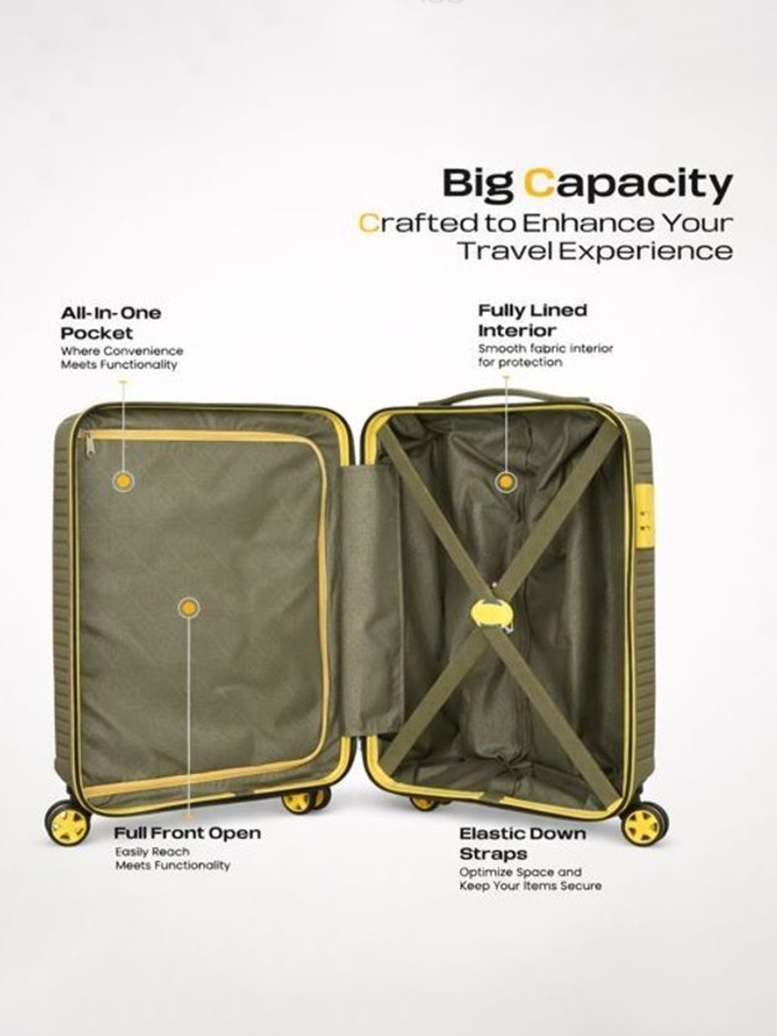 Image of Kamiliant by American Tourister PERSIST POP Cabin & Check-in Set 8 Wheels - 30 inches