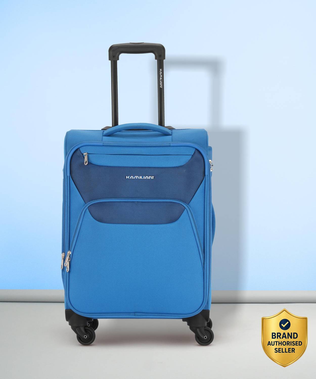 Kamiliant by American Tourister Kam Bali Sp 56Cm Ry Blue Expandable Cabin Suitcase 4 Wheels - 22 inch