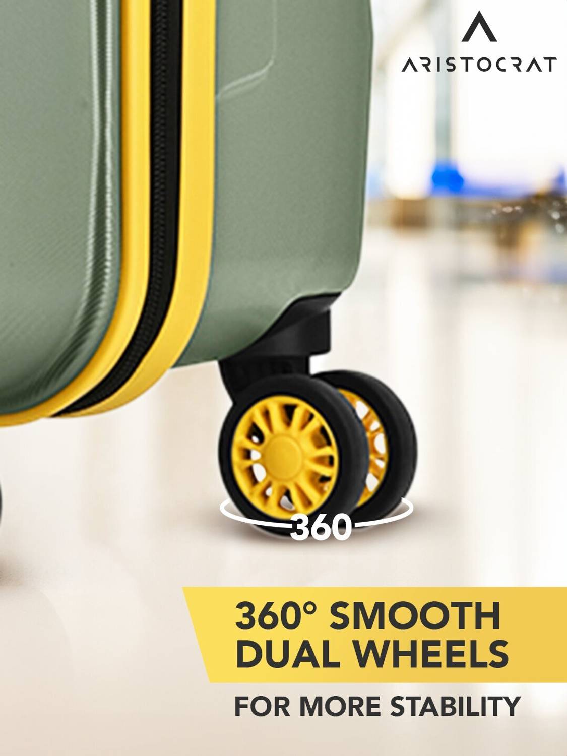 ARISTOCRAT Comet 22 inch 8-Wheel Cabin Suitcase - Image 4