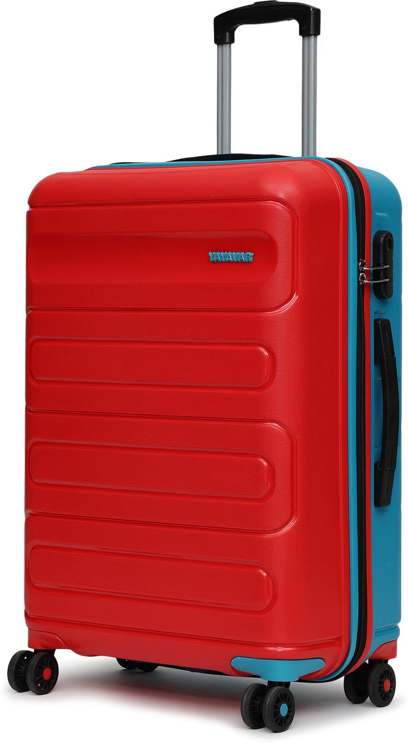 Image of YAYAVAR TOKYO REMIX FunColours UNBREAKABLE PREMIUM RANGE(5 YEARS INTERNATIONAL WARRANTY) Check-in Suitcase 8 Wheels - 26 inch