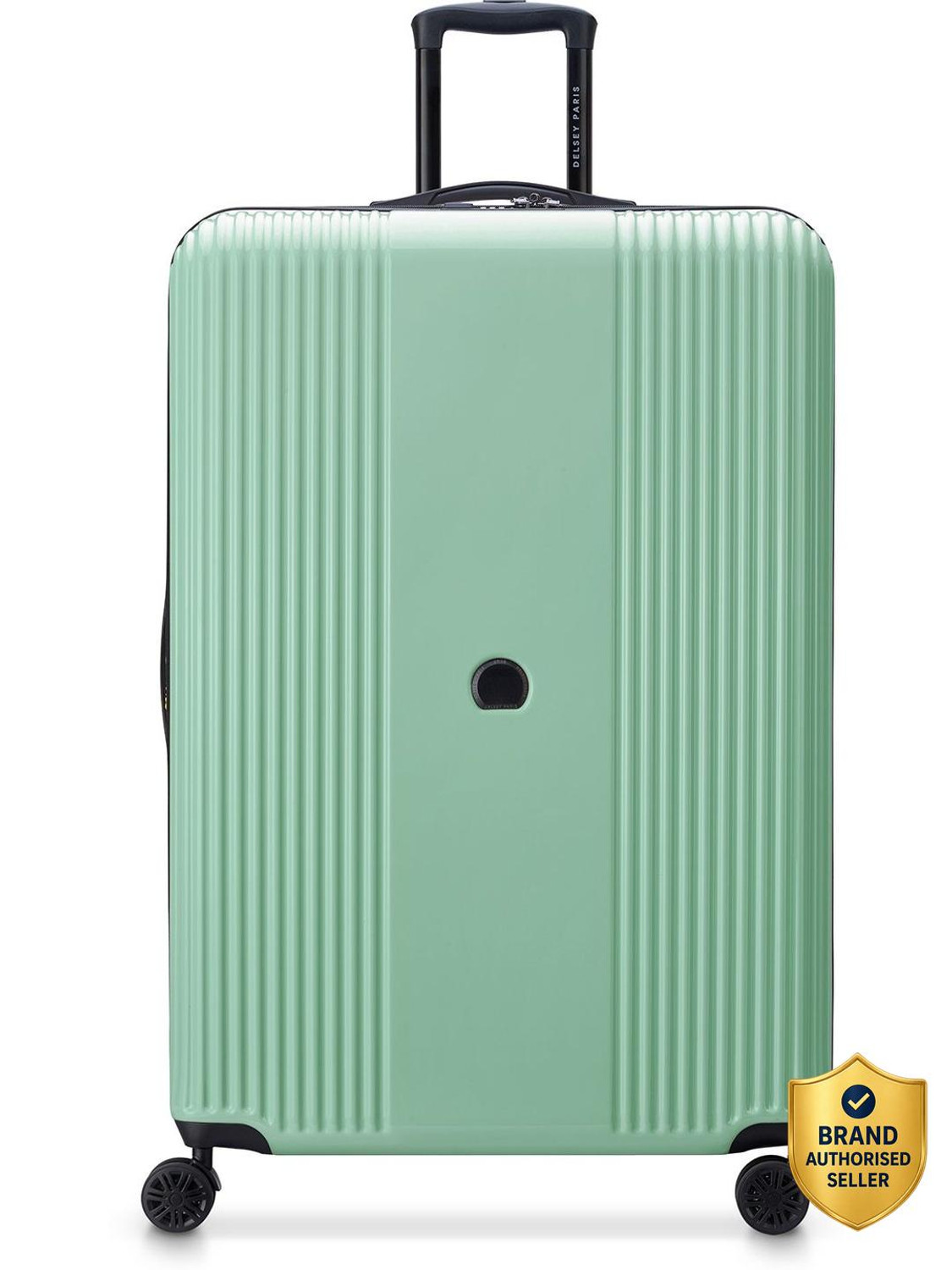Image of DELSEY 77 CM Large Check-in Polycarbonate /ABS Hard-Sided 4D Trolley Bag (Ophelie) Check-in Suitcase 4 Wheels - 31 inch