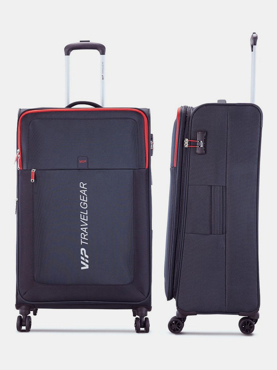 VIP Large Check-in Suitcase (79 cm) 8 Wheels - Suprema 8W Str 79 Grey ...
