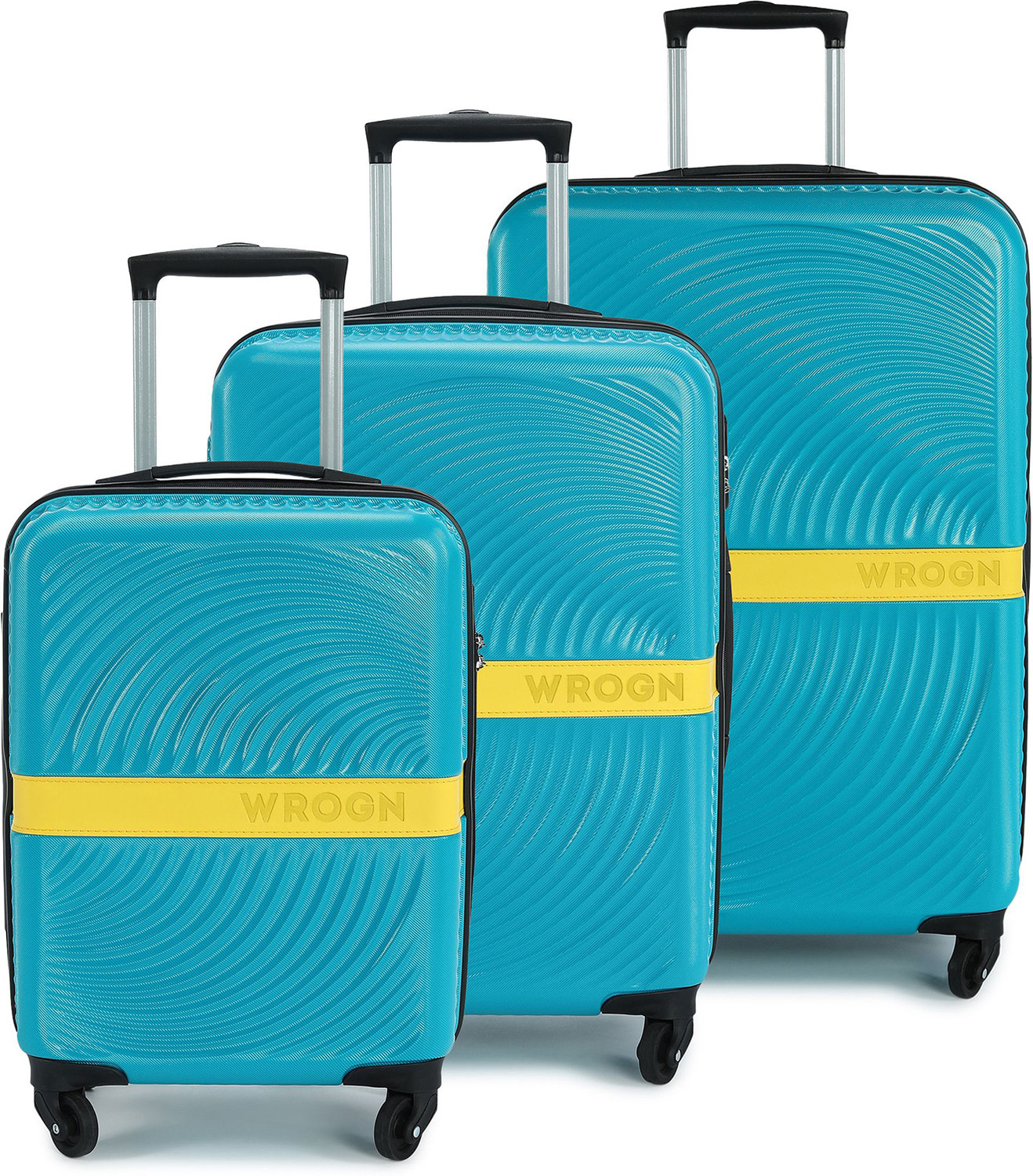 Image of WROGN Sprinto set-3 (22Inchd+ 26 Inch+ 30 Inch) Cabin & Check-in Set 4 Wheels - 29 Inch