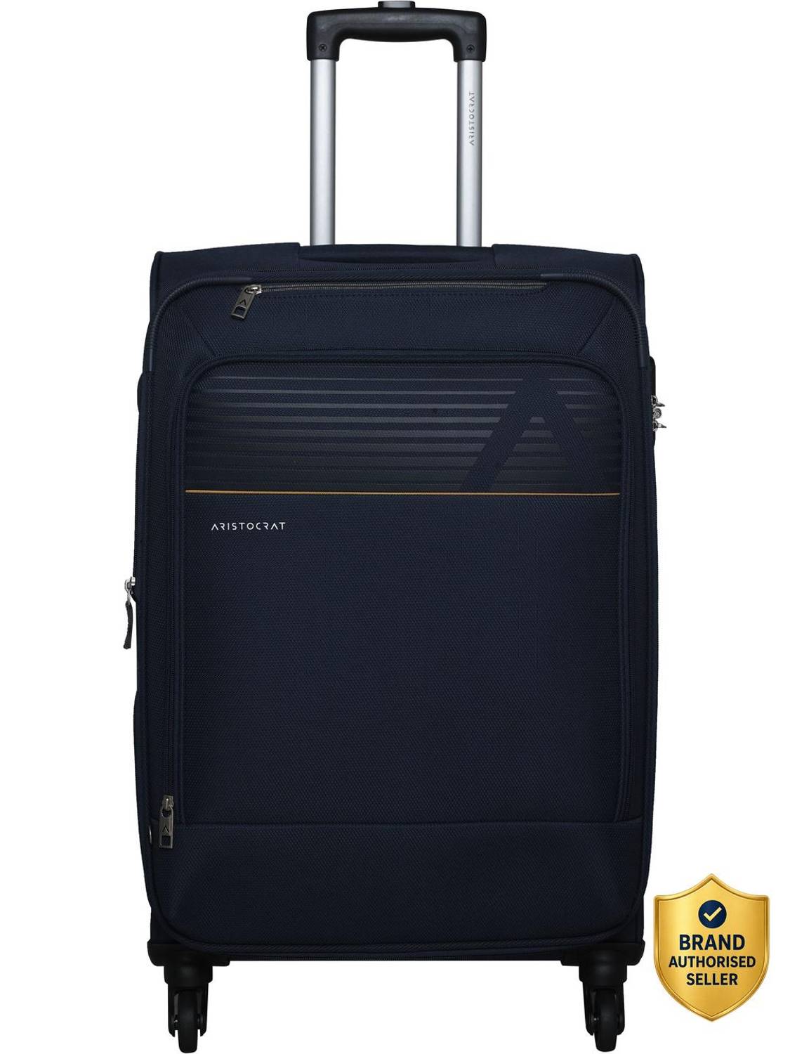 ARISTOCRAT AVALON 4W EXP STROLLY 58 (H) BLUE Expandable Cabin Suitcase 4 Wheels - 22 inch