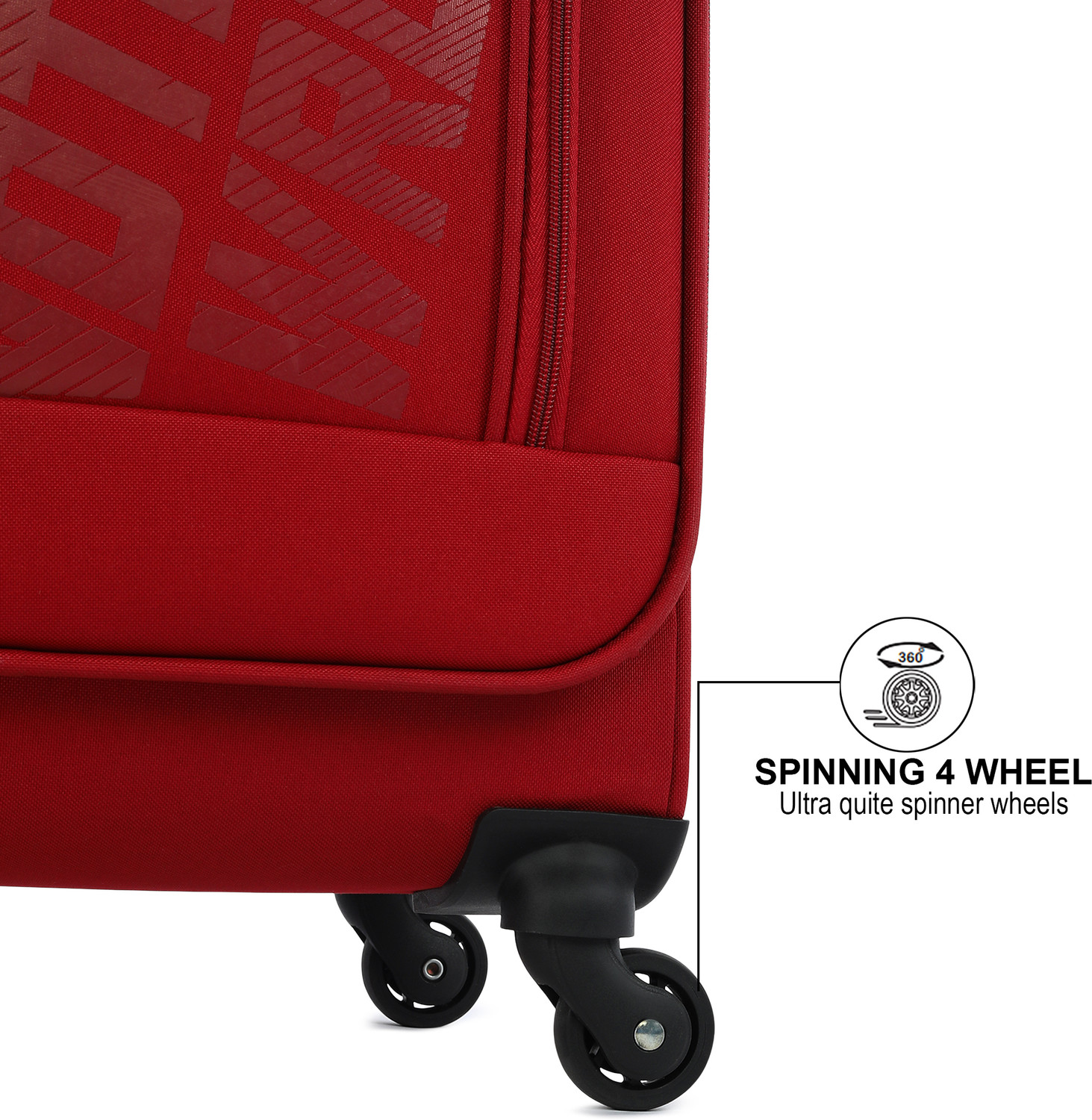 Image of WROGN Popzy Set -3 ( 22 inch+26 inch+30 inch) Cabin & Check-in Set 8 Wheels - 30 Inch