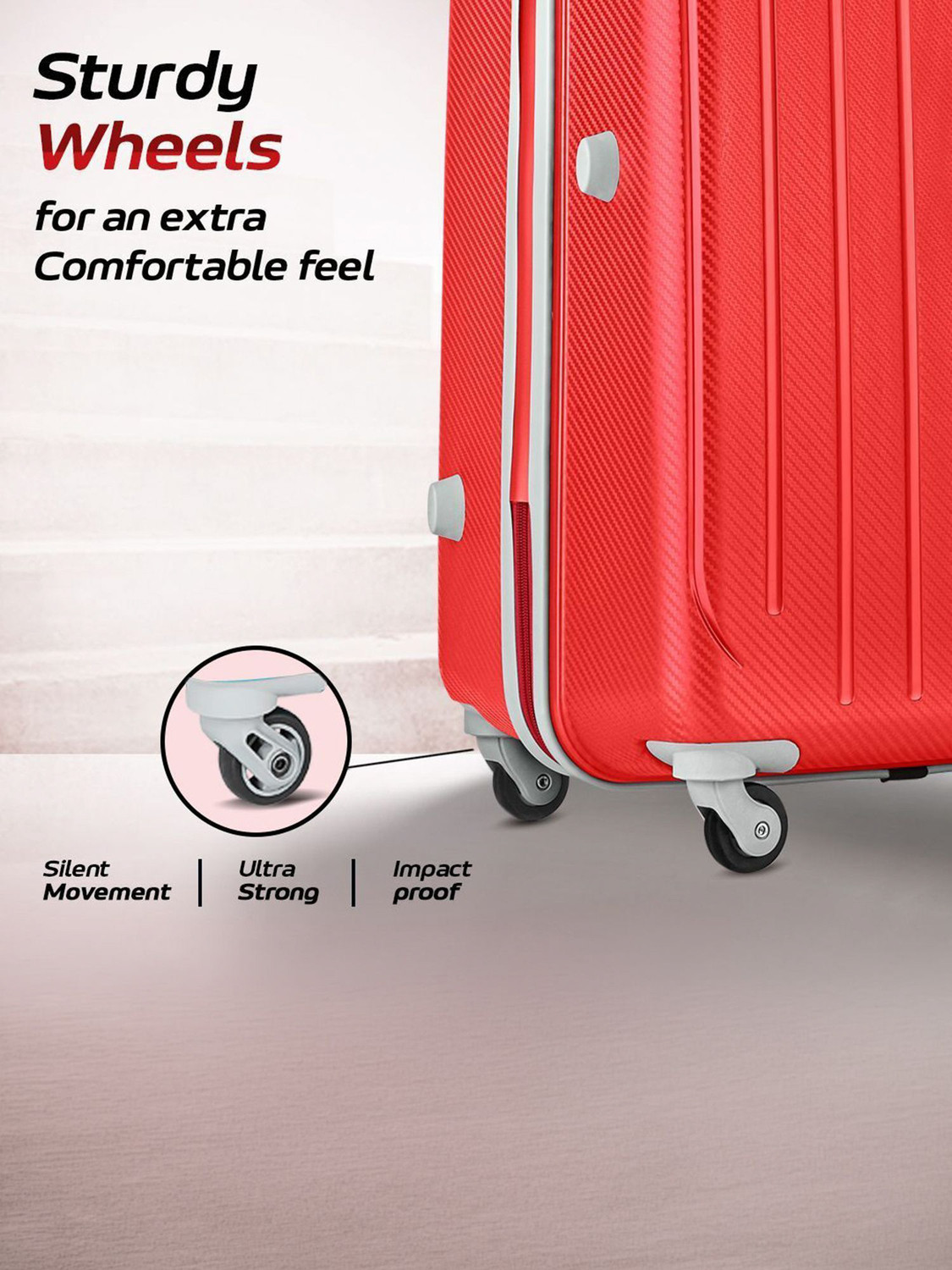 Image of ARISTOCRAT Photon 2 (Small 55cm | Medium 64cm) - Trolley Bag Cabin & Check-in Set 4 Wheels - 27 inch