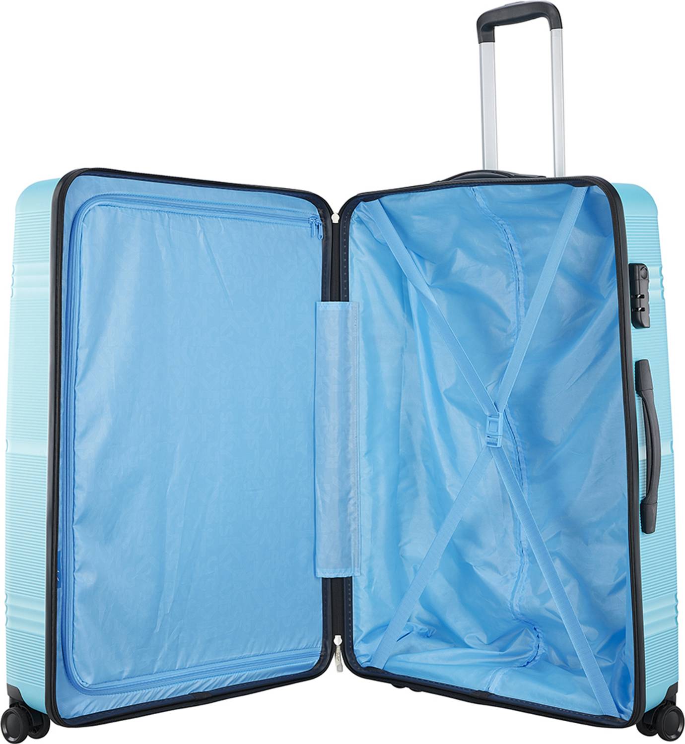 SKYBAGS FOCUS 8W(N) STROLLY LARGE 360° TURQUOISE Check-in Suitcase