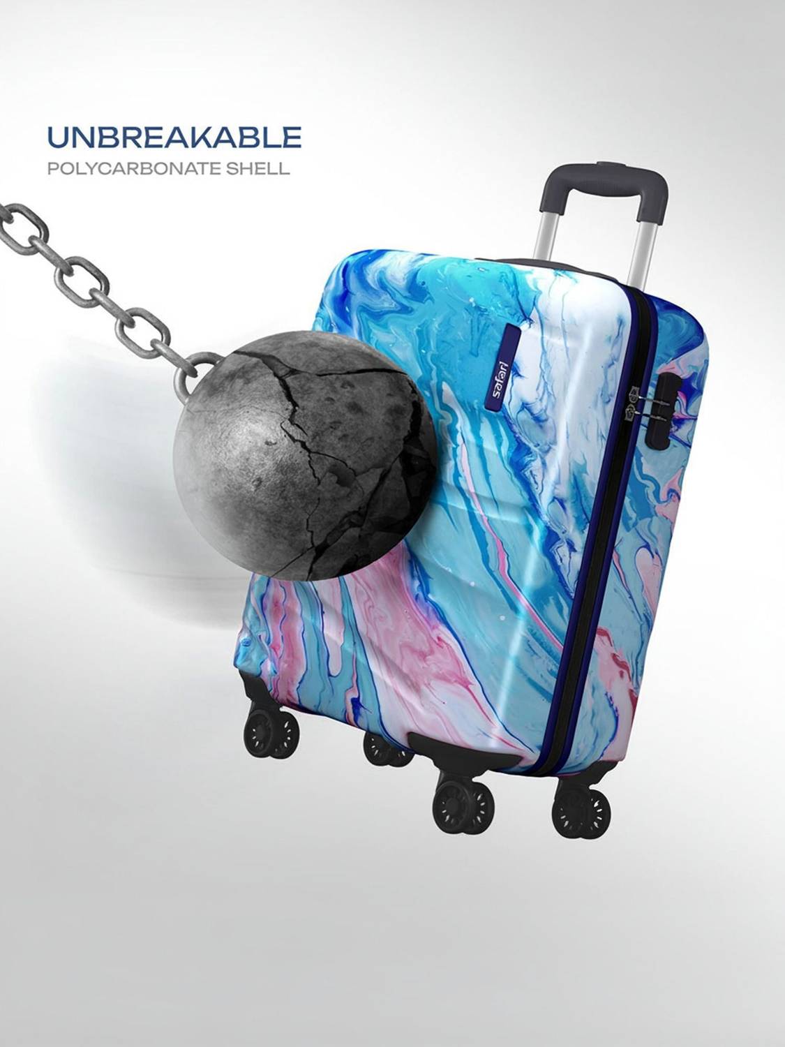 SAFARI Hue 8 Wheels 22 inch Cabin Suitcase - Image 2