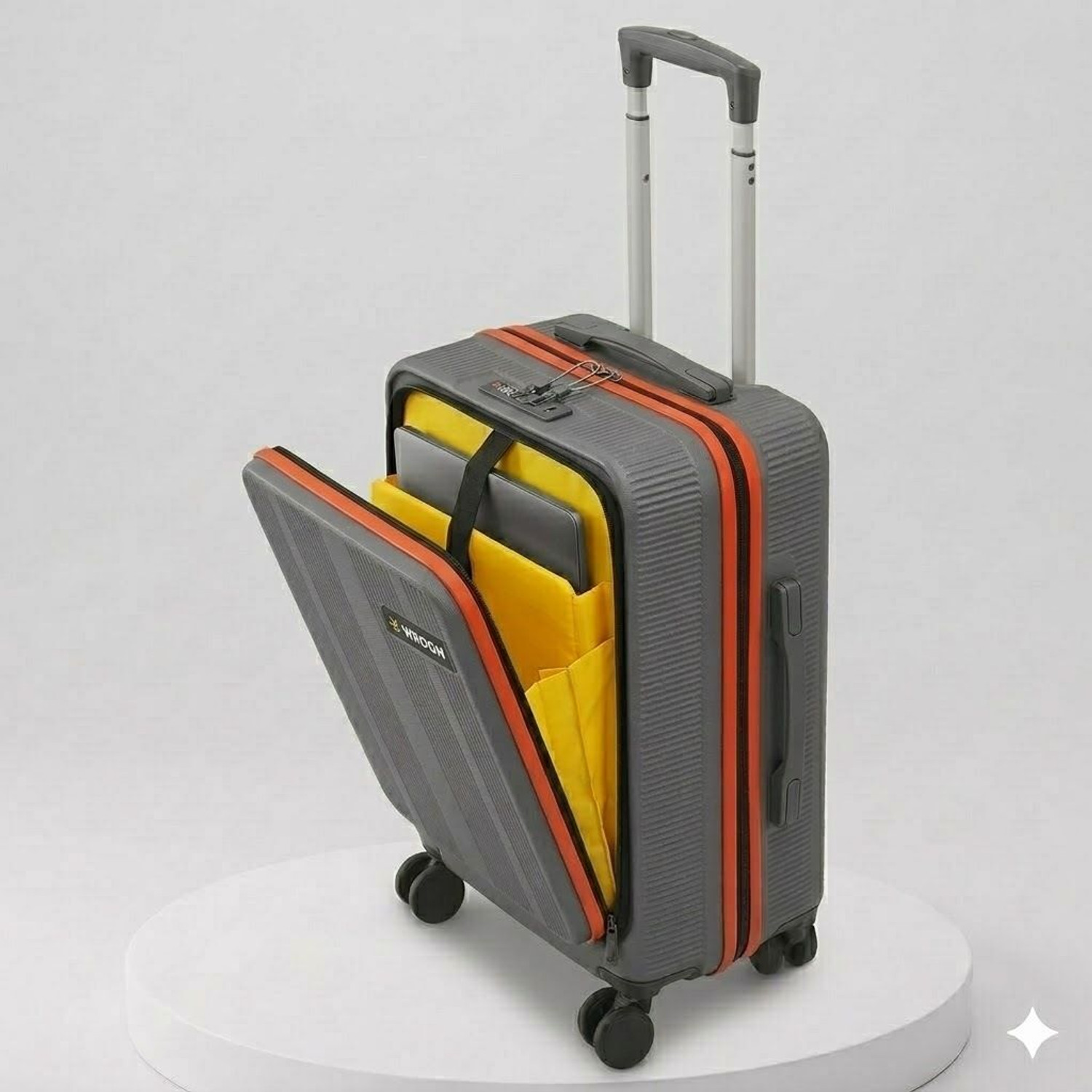Image of WROGN LAPTOP BAG OVERNIGHTER Cabin Suitcase 8 Wheels - 20 inch