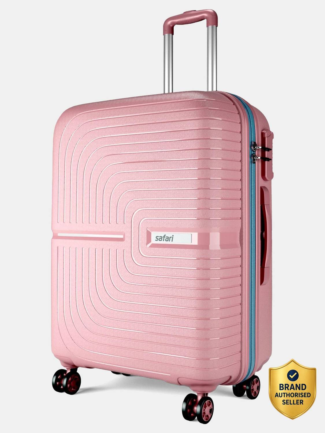 SAFARI ECLIPSE NEO 66 4W ROSE GOLD Check-in Suitcase 8 Wheels - 26 Inches