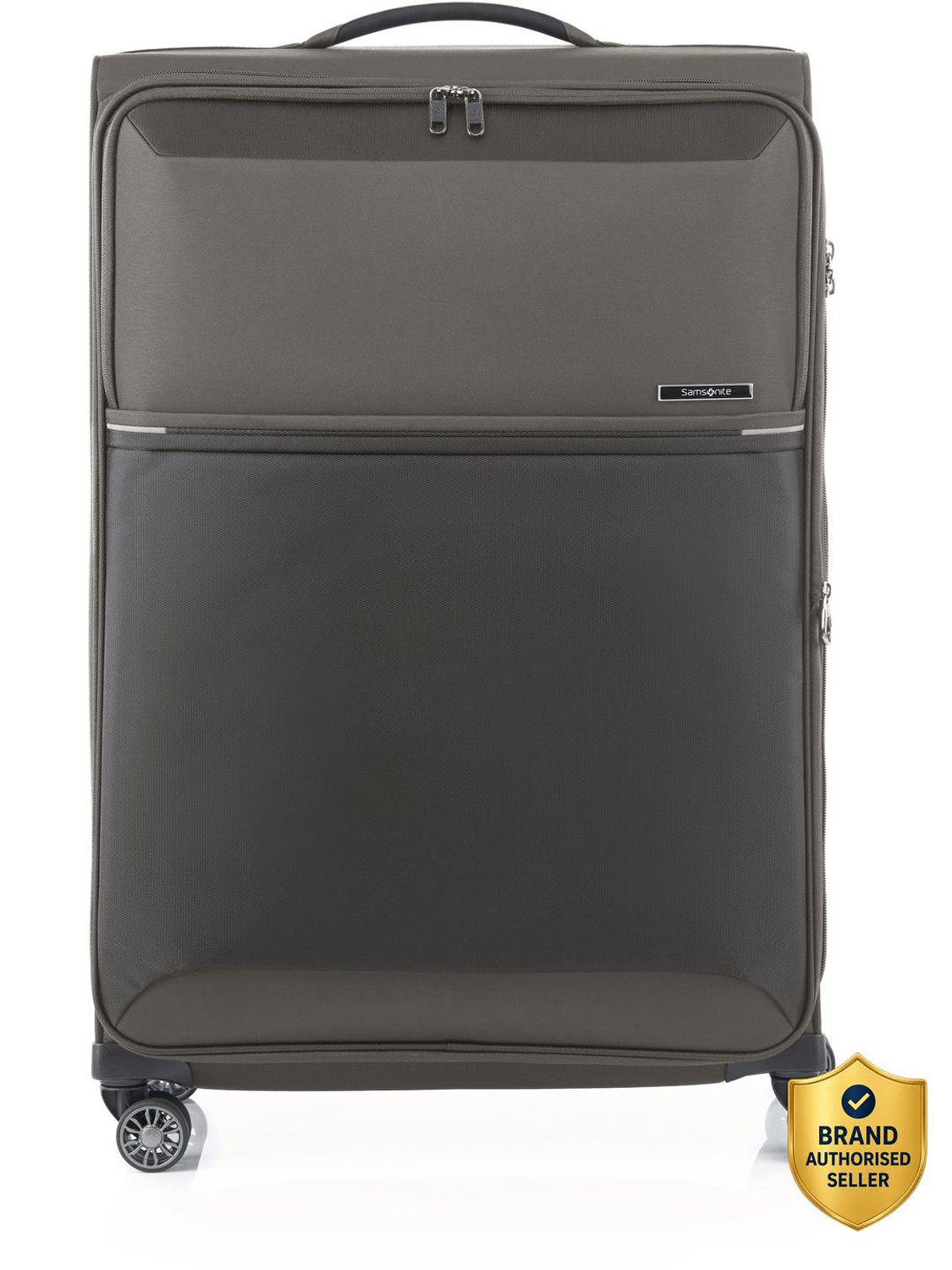 Image of SAMSONITE 73H SP71 /26-Platin Grey Cabin Suitcase 8 Wheels - 28 inch